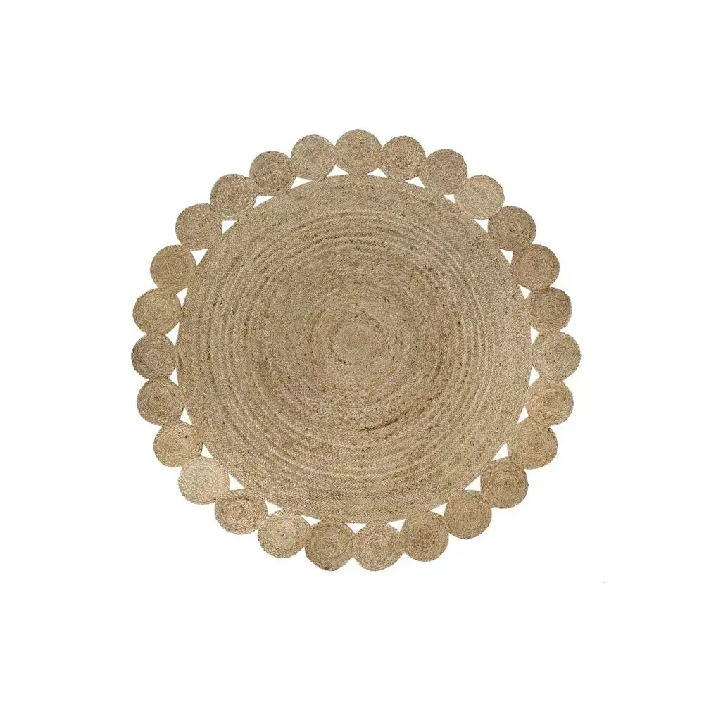 Tapis dkd home decor 200 x 200 x 1 cm naturel marron polyester jute_6657. DIAYTAR COTE D'IVOIRE - L'Art de Choisir, l'Art de S'émerveiller. Explorez notre gamme de produits et laissez-vous émerveiller par des créations authentiques et des designs modernes.
