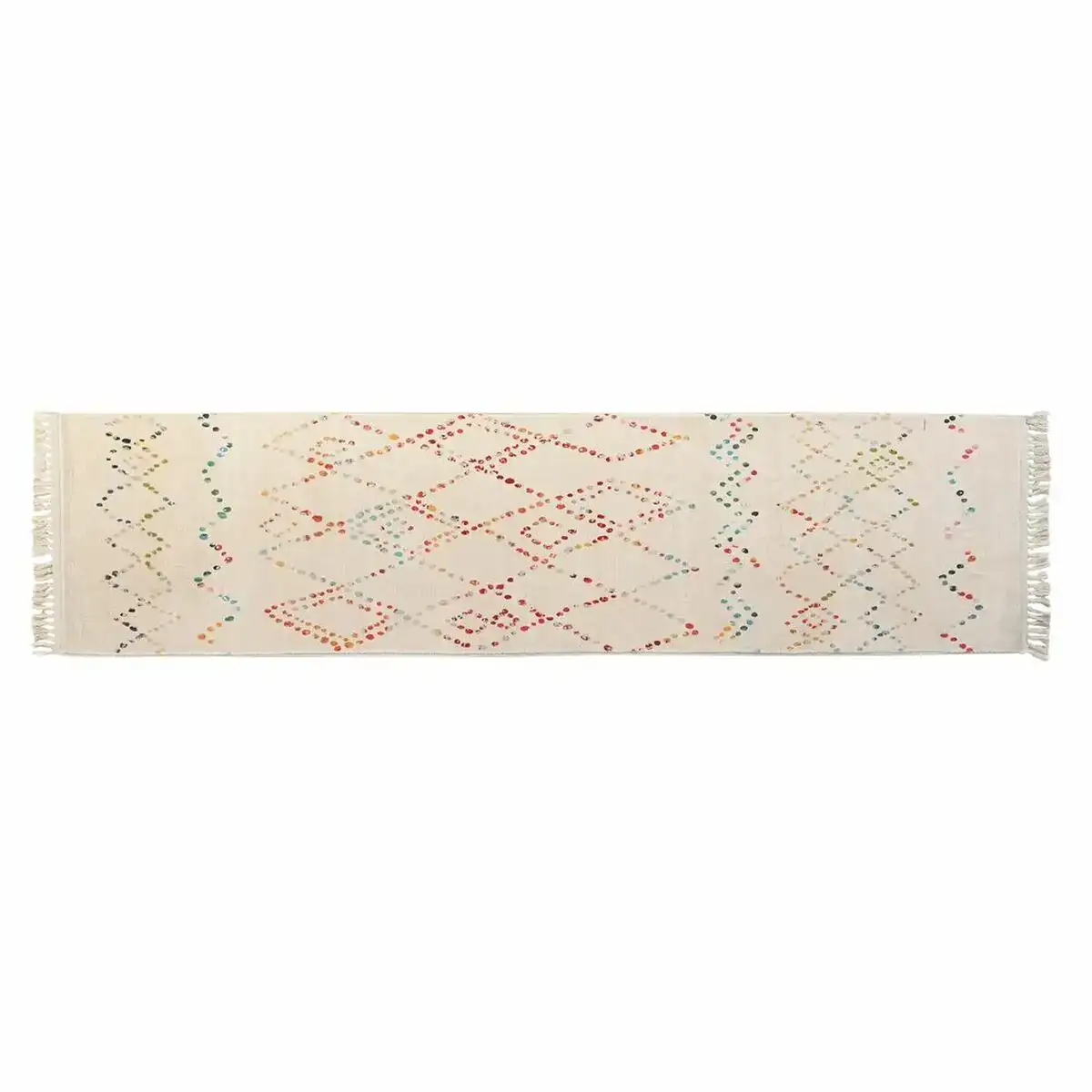 Tapis dkd home decor 60 x 240 x 0 7 cm polyester multicouleur losanges_9902. DIAYTAR COTE D'IVOIRE - Votre Paradis Shopping au Cœur du Côte d'Ivoire. Explorez notre boutique en ligne et découvrez des produits conçus pour enchanter chaque aspect de votre vie.
