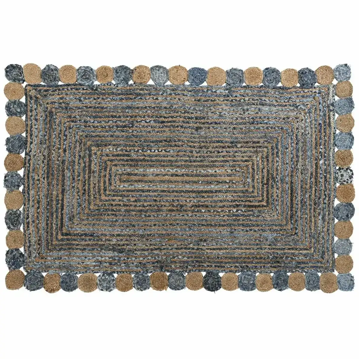 Tapis dkd home decor bleu multicouleur indien 200 x 290 x 1 cm _9626. DIAYTAR COTE D'IVOIRE - Votre Source de Découvertes Shopping. Découvrez des trésors dans notre boutique en ligne, allant des articles artisanaux aux innovations modernes.