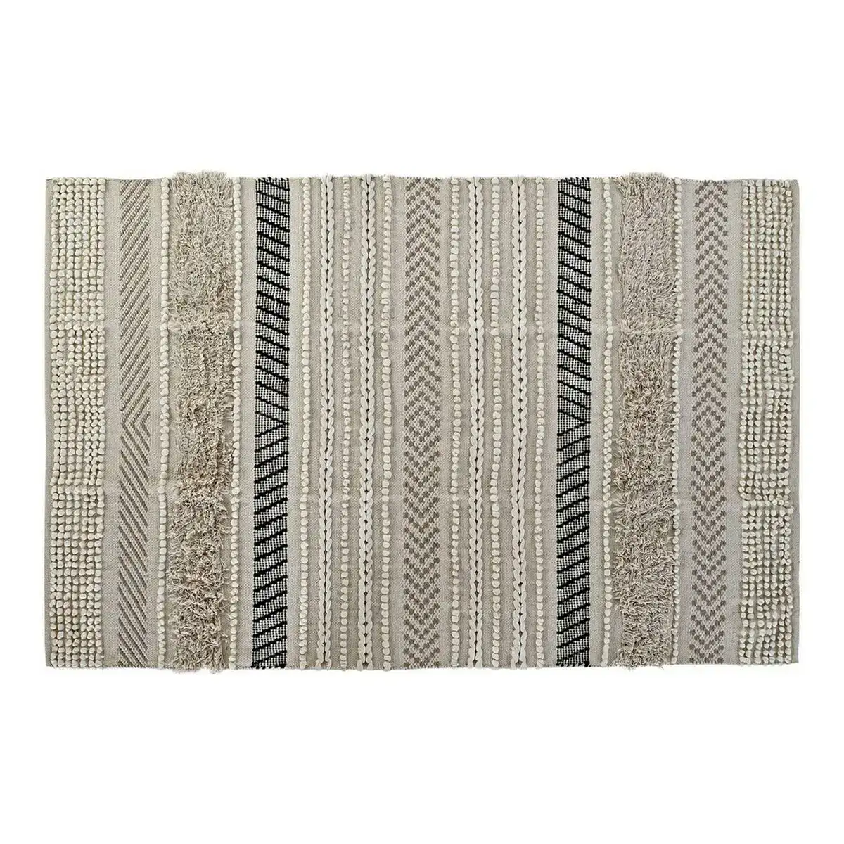Tapis dkd home decor coton boho 160 x 230 x 1 cm _8553. DIAYTAR COTE D'IVOIRE - Votre Destination Shopping Exquise. Explorez notre boutique en ligne et découvrez des trésors qui ajoutent une touche de sophistication à votre style et à votre espace.