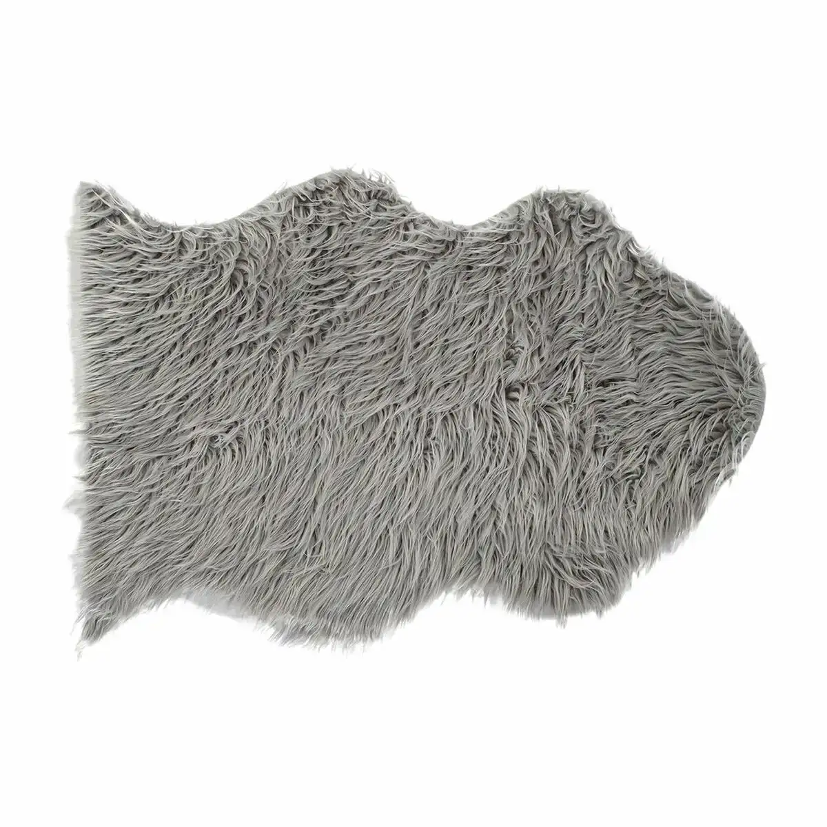 Tapis dkd home decor gris avec cheveux 60 x 90 x 2 cm_7373. DIAYTAR COTE D'IVOIRE - L'Art de Choisir, l'Art de S'émerveiller. Explorez notre gamme de produits et laissez-vous émerveiller par des créations authentiques et des designs modernes.