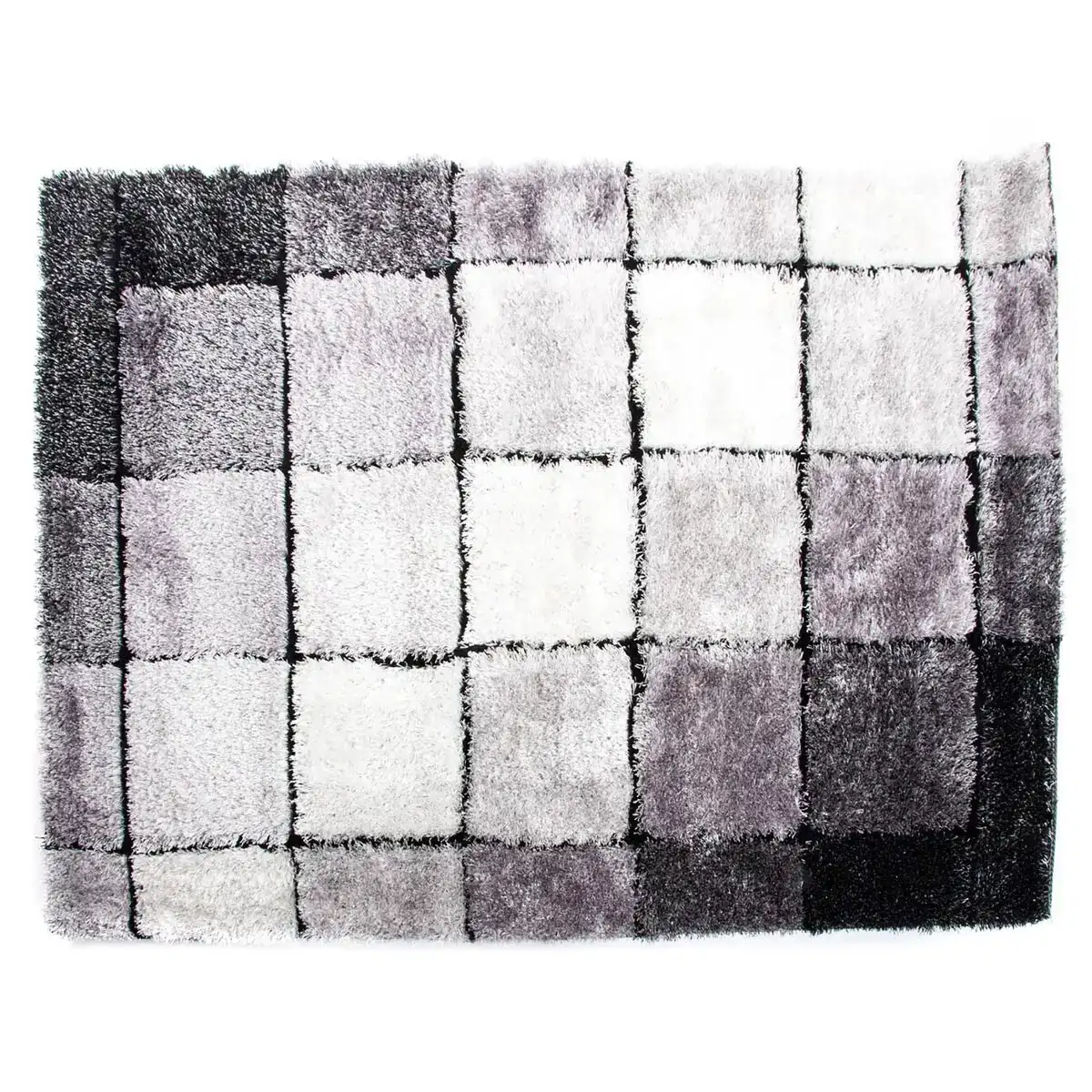 Tapis dkd home decor noir polyester blanc carreaux 120 x 180 x 2 cm_8129. DIAYTAR COTE D'IVOIRE - Votre Univers Shopping Éclectique. Explorez nos offres variées et découvrez des articles qui embrassent la diversité et la polyvalence de vos besoins.