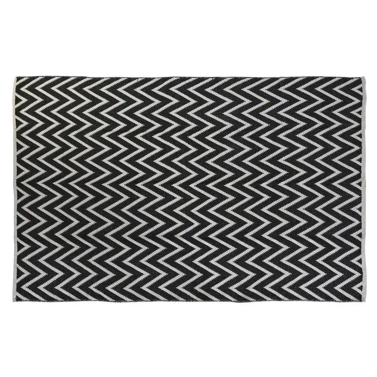 Tapis dkd home decor zigzag bicolore urbaine 120 x 180 x 1 cm _9868. Plongez dans l'Expérience DIAYTAR COTE D'IVOIRE - Où Chaque Produit a une Histoire. Explorez notre boutique en ligne pour trouver des articles qui incarnent la passion et la créativité du Côte d'Ivoire.