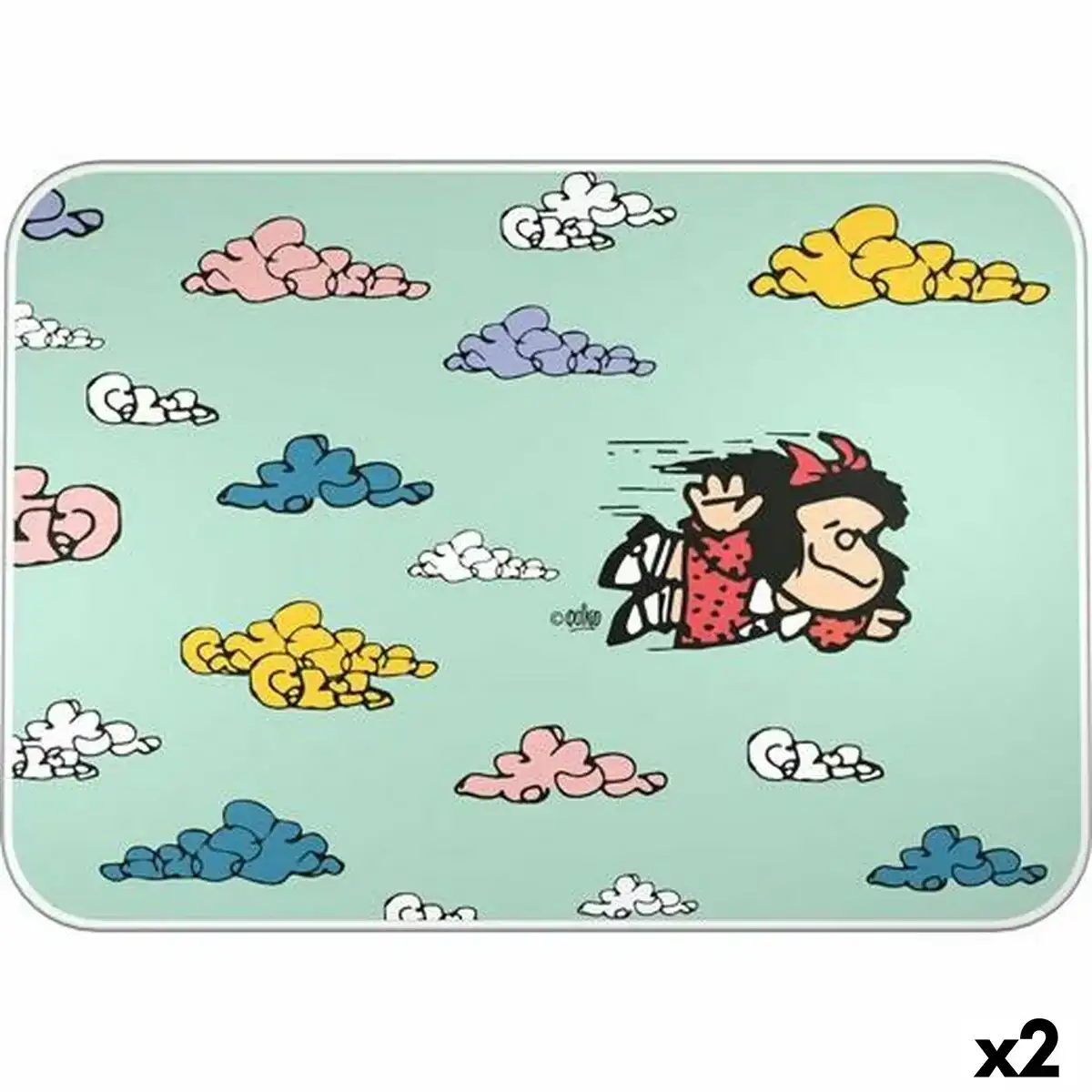 Tapis grafoplas mafalda flyer 47 x 33 cm_2905. DIAYTAR COTE D'IVOIRE - L'Art de Vivre l'Élégance Accessible. Parcourez notre gamme variée et choisissez des produits qui ajoutent une touche de sophistication à votre style.