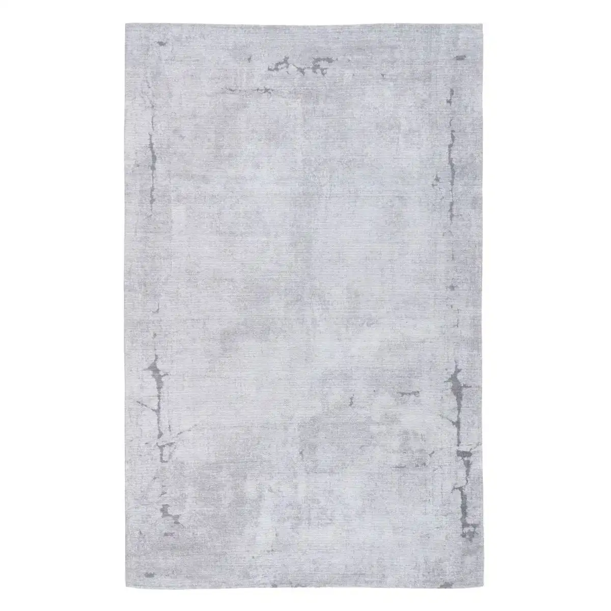 Tapis gris coton 160 x 230 cm_9943. DIAYTAR COTE D'IVOIRE - L'Art de Vivre le Shopping Authentique. Découvrez notre boutique en ligne et trouvez des produits qui incarnent la passion et le savoir-faire du Côte d'Ivoire.