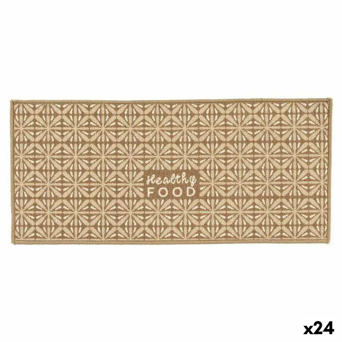 Tapis healthy food 90 x 40 cm beige 24 unites _9610. Plongez dans l'Univers de DIAYTAR COTE D'IVOIRE - Où la Qualité et la Diversité se rencontrent. Parcourez nos rayons virtuels pour trouver des produits répondant à tous les besoins, du confort de votre foyer.
