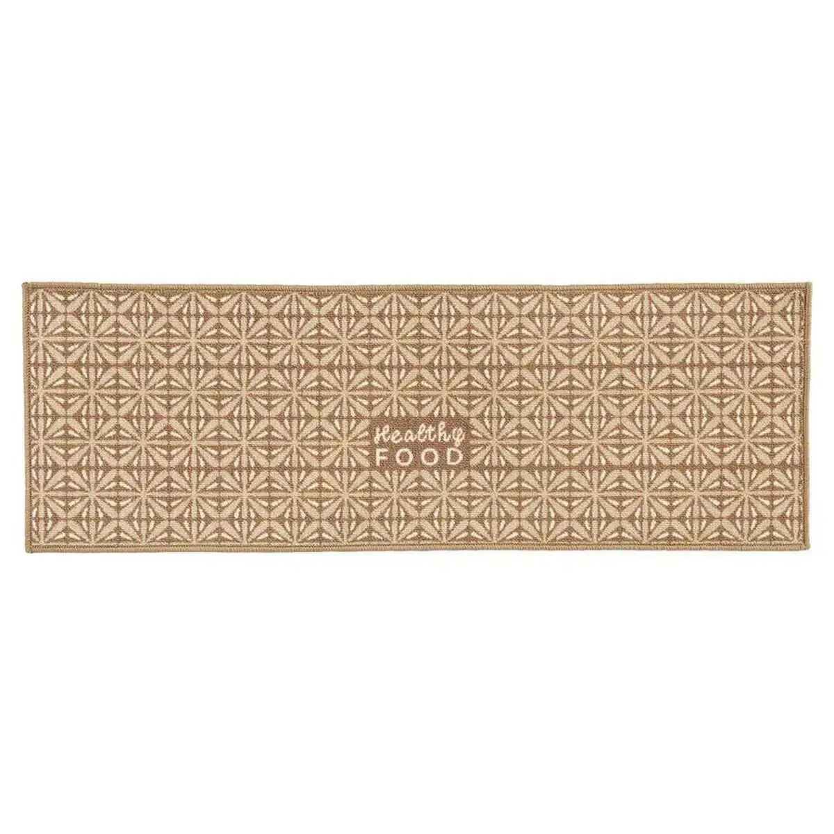 Tapis healthy food beige polyamide_7727. DIAYTAR COTE D'IVOIRE - L'Art de Choisir, l'Art de Vivre. Parcourez notre boutique en ligne et découvrez des produits qui transforment chaque choix en une expérience enrichissante.