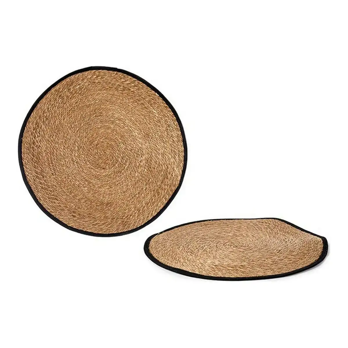 Tapis marron noir fibre naturelle o 100 cm _9539. Bienvenue chez DIAYTAR COTE D'IVOIRE - Votre Porte d'Accès à la Diversité. Découvrez notre boutique en ligne et choisissez parmi une pléthore d'articles qui célèbrent la richesse culturelle du Côte d'Ivoire et au-delà.