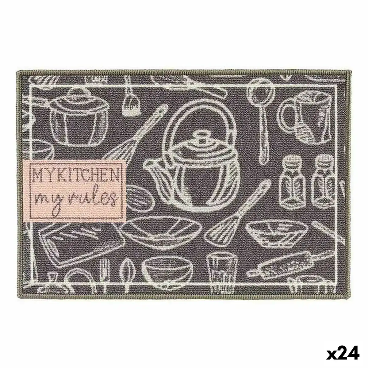 Tapis my kitchen polyvalents 40 x 60 cm 24 unites _8598. Entrez dans l'Univers de DIAYTAR COTE D'IVOIRE - Où l'Innovation Rencontre la Tradition. Explorez notre sélection de produits modernes et traditionnels qui incarnent l'esprit dynamique du Côte d'Ivoire.