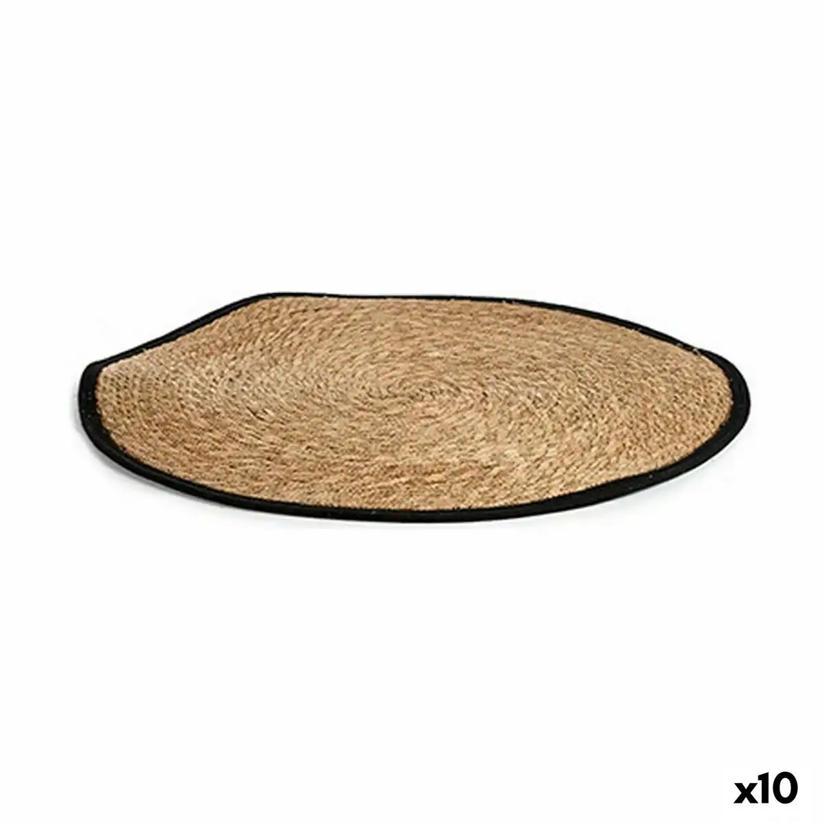 Tapis noir naturel 80 x 1 x 80 cm 10 unites _7201. DIAYTAR COTE D'IVOIRE - Où Chaque Achat Raconte une Histoire. Explorez notre boutique en ligne et créez votre propre narration à travers notre diversité de produits, chacun portant une signification unique.