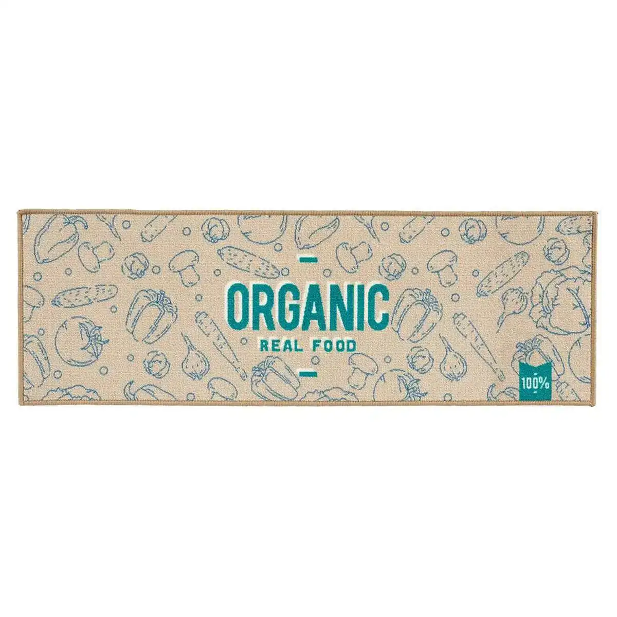 Tapis organic beige bleu vert polyamide 40 x 1 x 120 cm _1278. DIAYTAR COTE D'IVOIRE - Là où les Possibilités sont Infinies. Parcourez nos catégories et laissez-vous séduire par des produits qui enrichiront votre quotidien, du pratique à l'esthétique.
