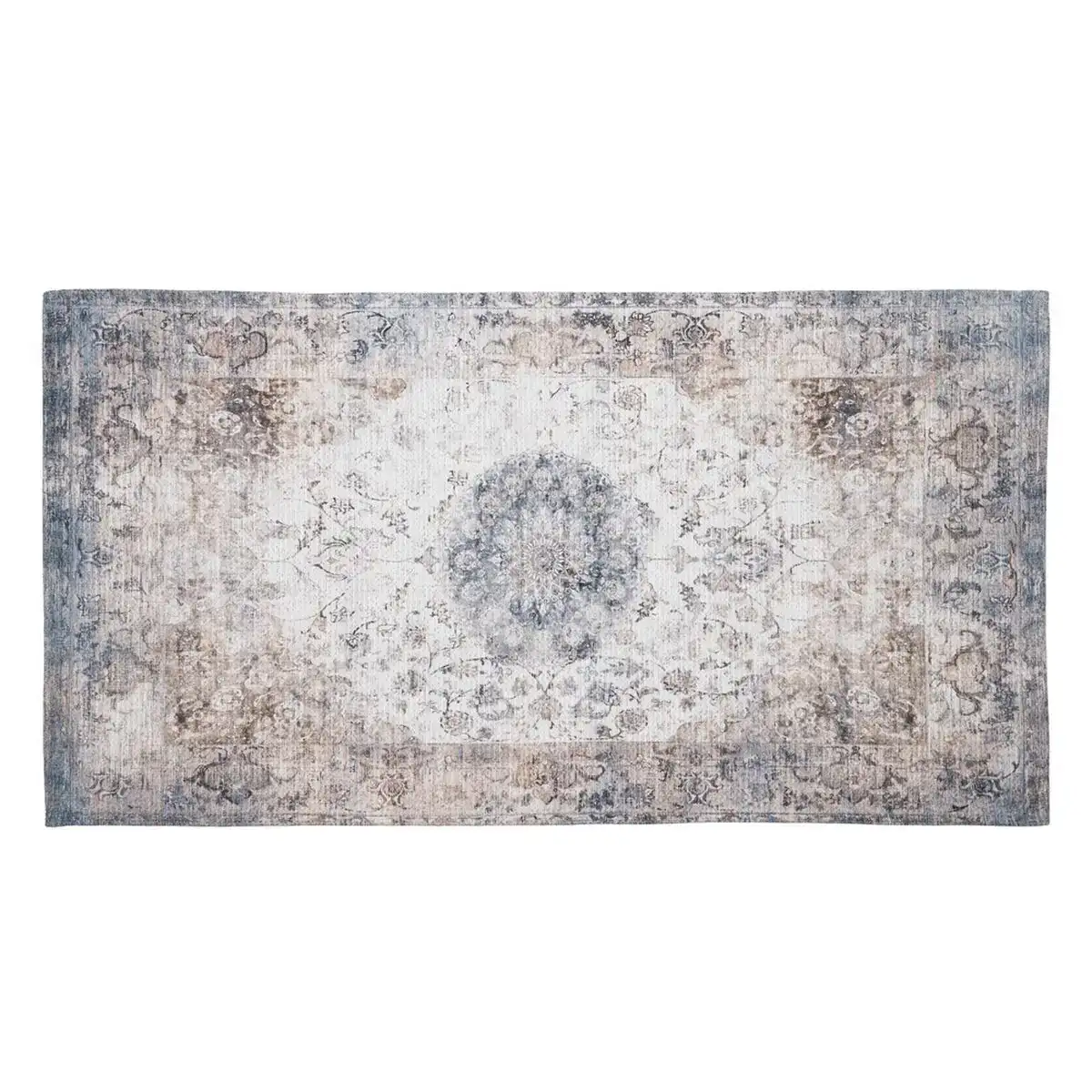 Tapis polyester coton 150 x 80 cm_8538. DIAYTAR COTE D'IVOIRE - Votre Destination Shopping de Confiance. Naviguez à travers notre boutique en ligne et profitez d'une sélection soigneusement choisie de produits qui répondent à toutes vos exigences.