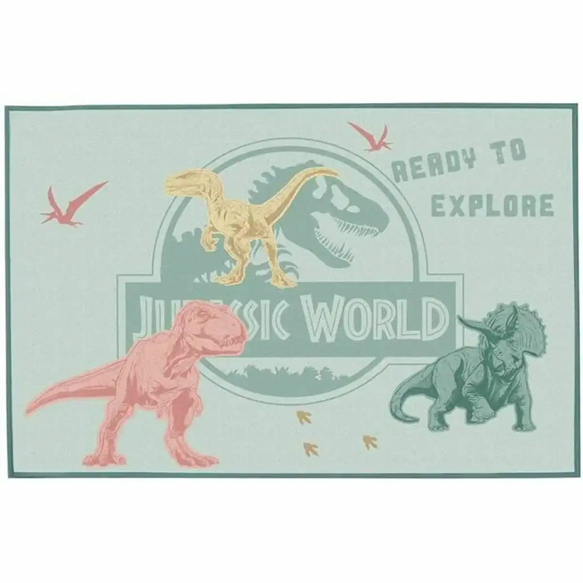 Tapis pour enfant fun house jurassic world_9384. DIAYTAR COTE D'IVOIRE - Où Choisir est une Célébration. Découvrez notre sélection de produits qui représentent la diversité et la joie du Côte d'Ivoire, à chaque étape de votre vie.