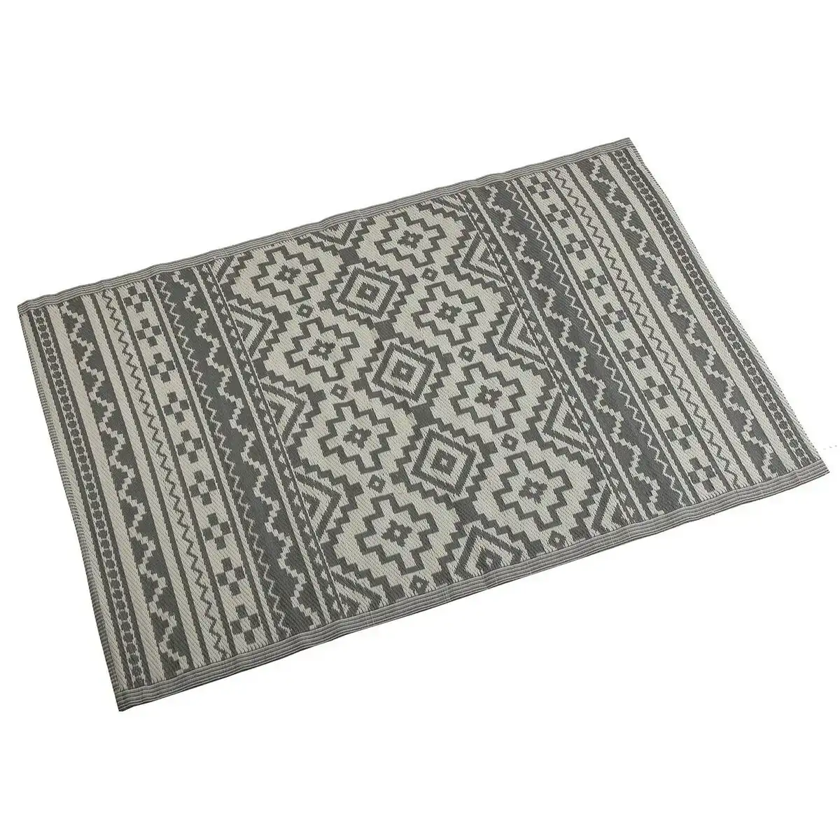 Tapis versa gris polypropylene 120 x 1 x 180 cm_1265. DIAYTAR COTE D'IVOIRE - Votre Oasis de Shopping en Ligne. Explorez notre boutique et découvrez des produits qui ajoutent une touche de magie à votre quotidien.