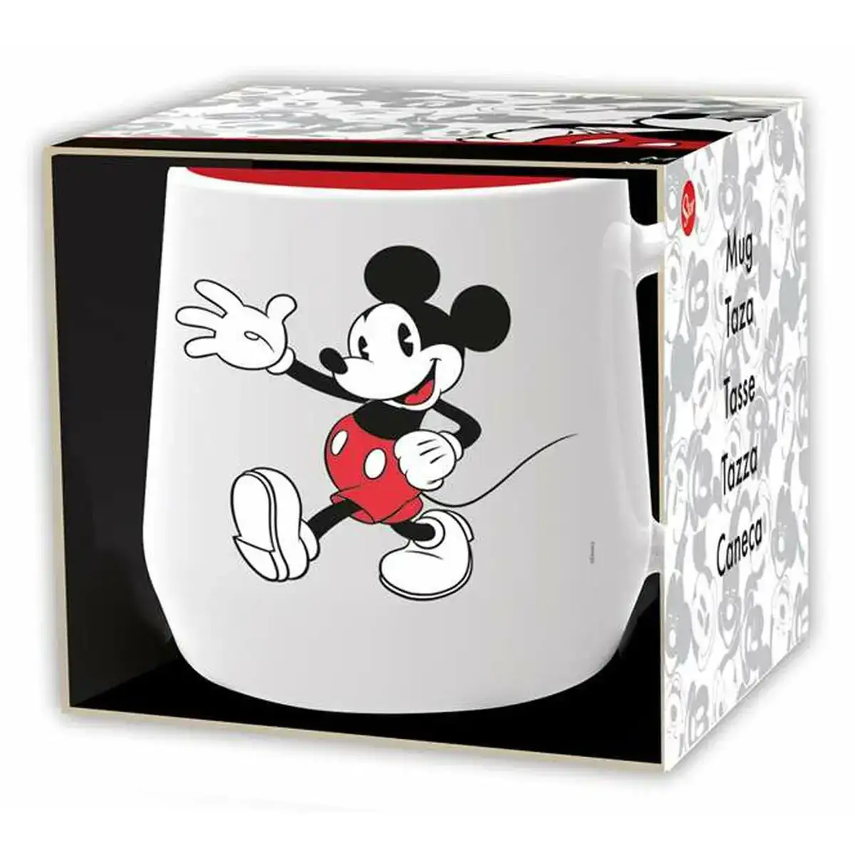 Tasse avec boite mickey mouse ceramique 360 ml_2269. Bienvenue chez DIAYTAR COTE D'IVOIRE - Où Chaque Objet a son Histoire. Découvrez notre sélection méticuleuse et choisissez des articles qui racontent l'âme du Côte d'Ivoire.
