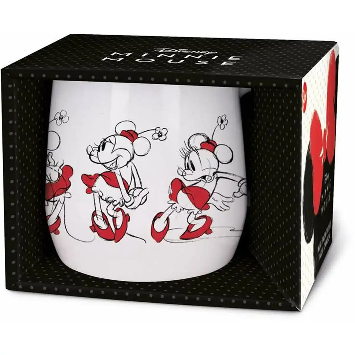 Tasse avec boite minnie mouse ceramique 360 ml_5311. DIAYTAR COTE D'IVOIRE - Votre Boutique en Ligne, Votre Choix Illimité. Parcourez nos rayons et découvrez des produits qui vous inspirent, de la mode à la maison et bien plus.