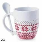 Tasse avec cuillere 145193 370 ml 36 unites _6707. DIAYTAR COTE D'IVOIRE - Votre Destination Shopping Inspirante. Explorez notre catalogue pour trouver des articles qui stimulent votre créativité et votre style de vie.