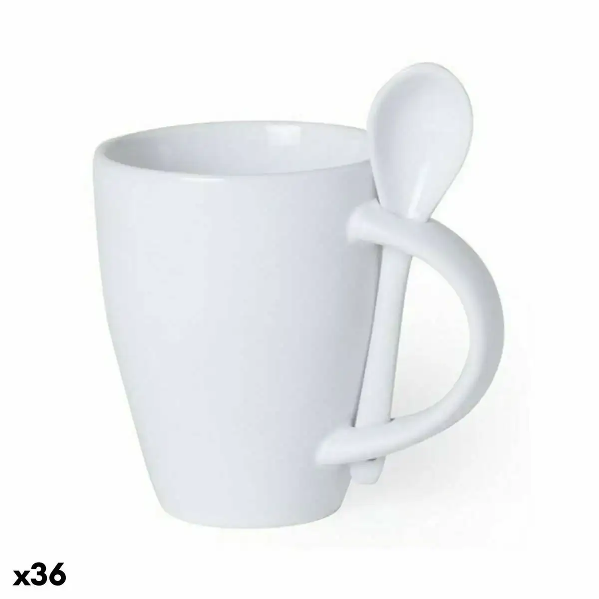 Tasse avec cuillere top can cap 145688 blanc 300 ml 36 unites _8767. Plongez dans l'Expérience DIAYTAR COTE D'IVOIRE - Où Chaque Produit a une Histoire. Explorez notre boutique en ligne pour trouver des articles qui incarnent la passion et la créativité du Côte d'Ivoire.