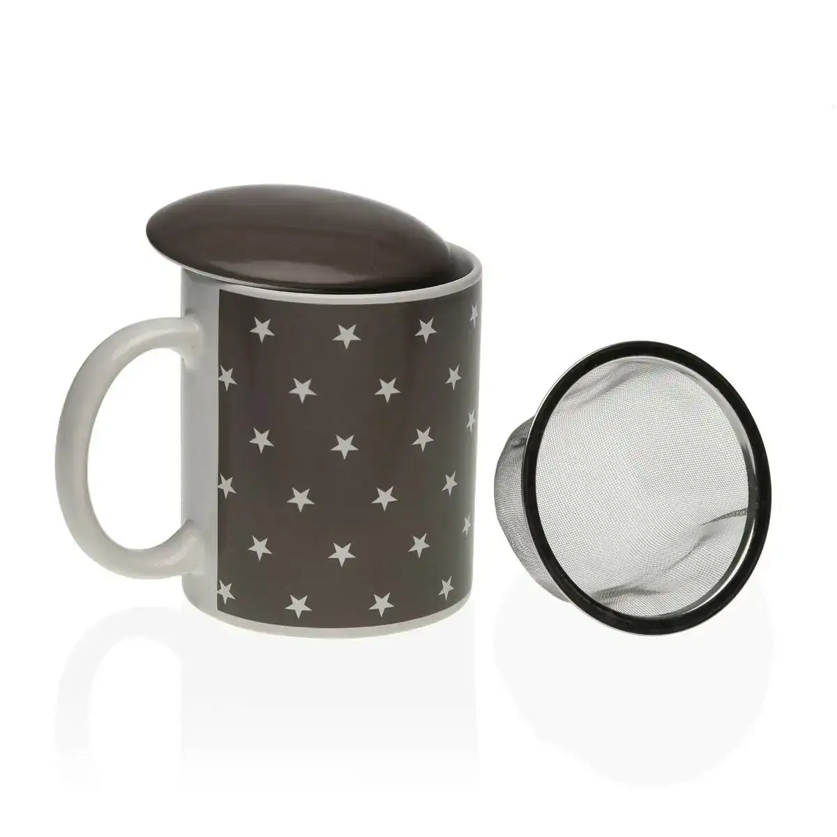 Tasse avec filtre pour infusions versa etoiles porcelaine acier_9895. DIAYTAR COTE D'IVOIRE - Votre Destination Shopping de Confiance. Naviguez à travers notre boutique en ligne et profitez d'une sélection soigneusement choisie de produits qui répondent à toutes vos exigences.