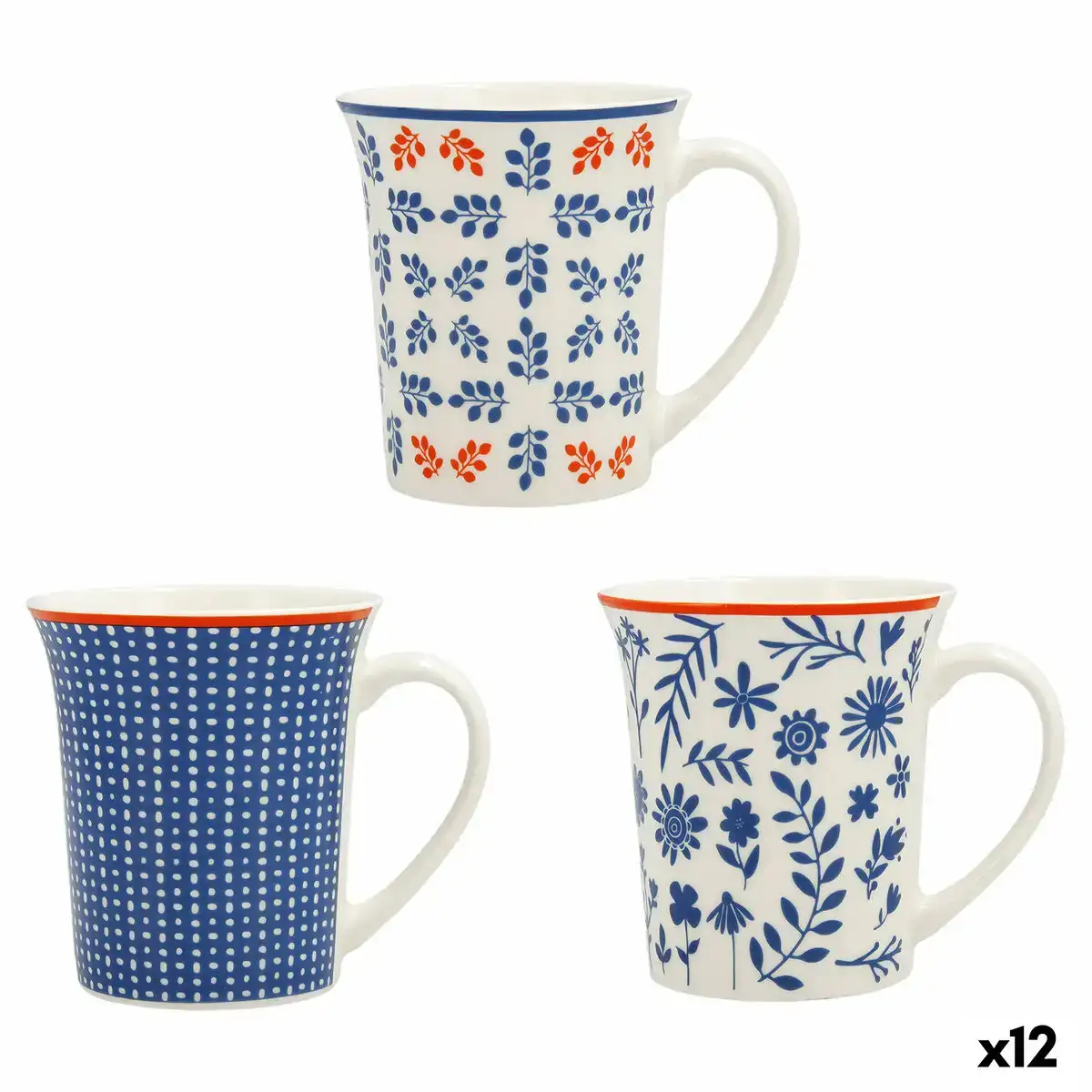 Tasse bidasoa blue moon ceramique multicouleur 330 ml 12 unites _7123. DIAYTAR COTE D'IVOIRE - Où Choisir est un Plaisir Responsable. Explorez notre boutique en ligne et adoptez des produits qui reflètent notre engagement envers la durabilité.