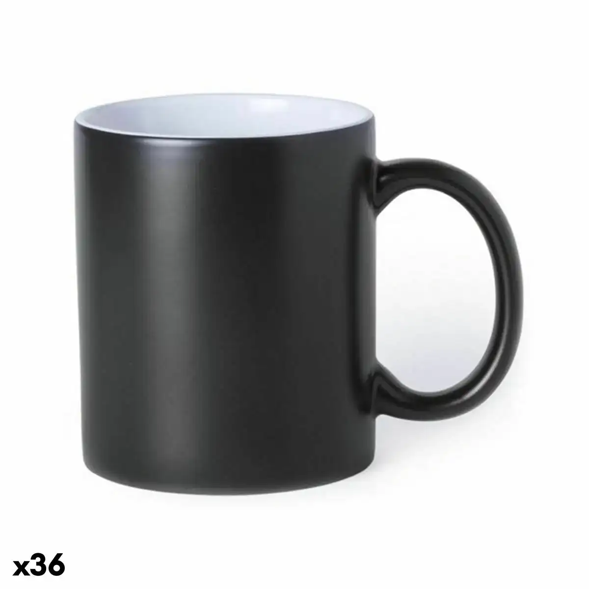 Tasse en ceramique 145837 bicolore noir 350 ml 36 unites _3949. DIAYTAR COTE D'IVOIRE - Votre Plateforme Shopping, Votre Choix Éclairé. Explorez nos offres et choisissez des articles de qualité qui reflètent votre style et vos valeurs.