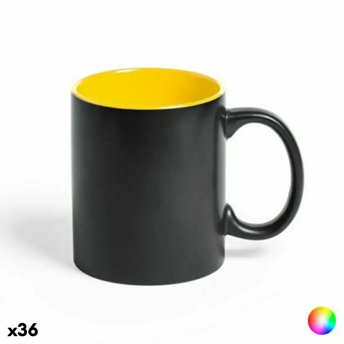 Tasse en ceramique top can cap 145290 350 ml 36 unites _8659. DIAYTAR COTE D'IVOIRE - L'Art de Choisir, l'Art de Vivre. Explorez notre univers de produits soigneusement sélectionnés pour vous offrir une expérience shopping riche et gratifiante.