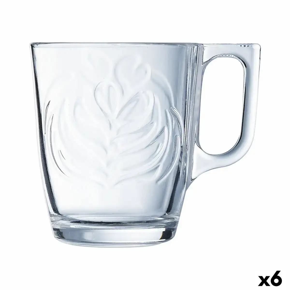 Tasse luminarc barista petit dejeuner transparent verre 250 ml 6 unites _3231. Bienvenue sur DIAYTAR COTE D'IVOIRE - Où Chaque Produit a son Histoire. Découvrez notre sélection unique et choisissez des articles qui racontent la richesse culturelle et artistique du Côte d'Ivoire.