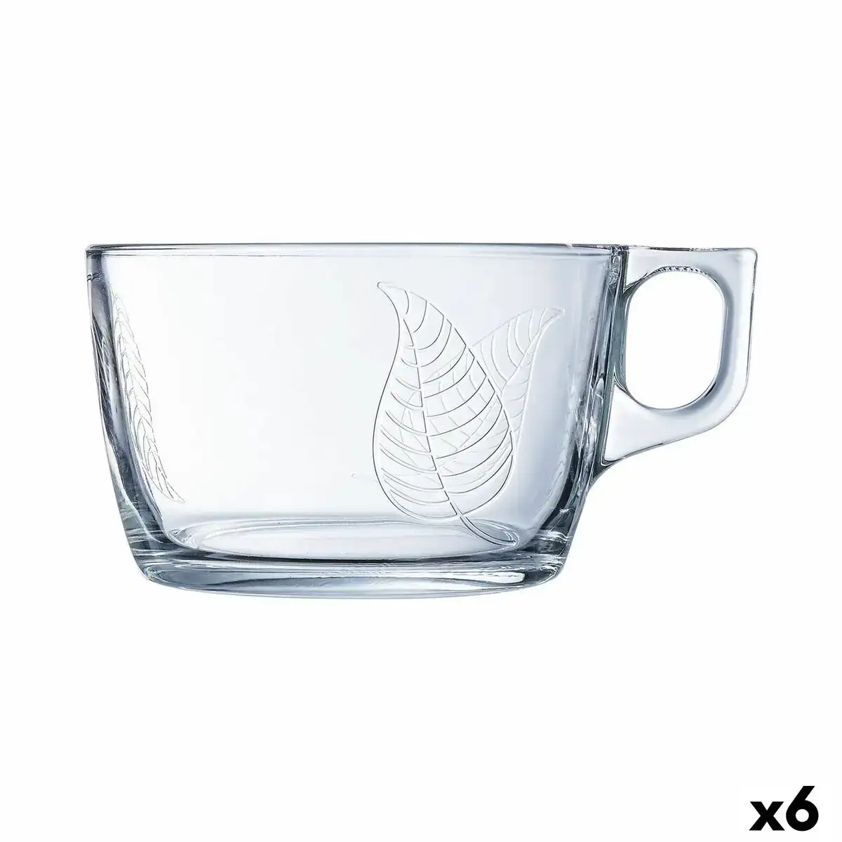 Tasse luminarc grand volets transparent verre 500 ml 6 unites _8016. DIAYTAR COTE D'IVOIRE - L'Art de Vivre le Shopping Authentique. Découvrez notre boutique en ligne et trouvez des produits qui célèbrent la culture et l'héritage du Côte d'Ivoire.