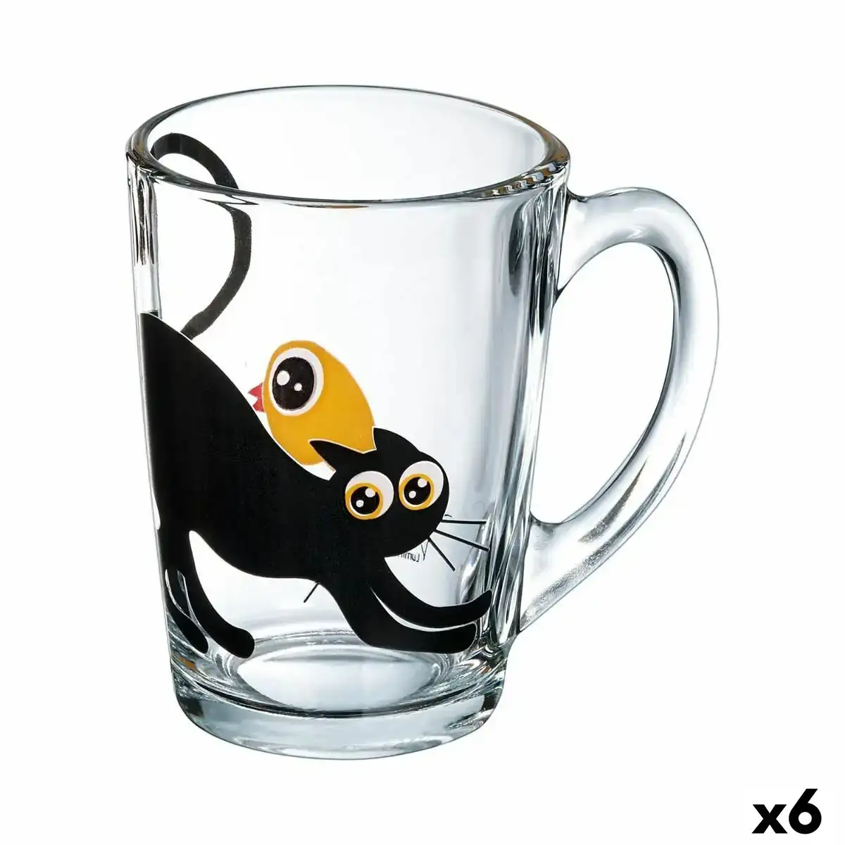Tasse luminarc mistigri petit dejeuner chat verre 320 ml 6 unites _6441. DIAYTAR COTE D'IVOIRE - Où Chaque Sélection Vous Parle. Parcourez nos catégories et découvrez des produits qui reflètent vos passions et vos besoins, pour un shopping personnel et inspirant.