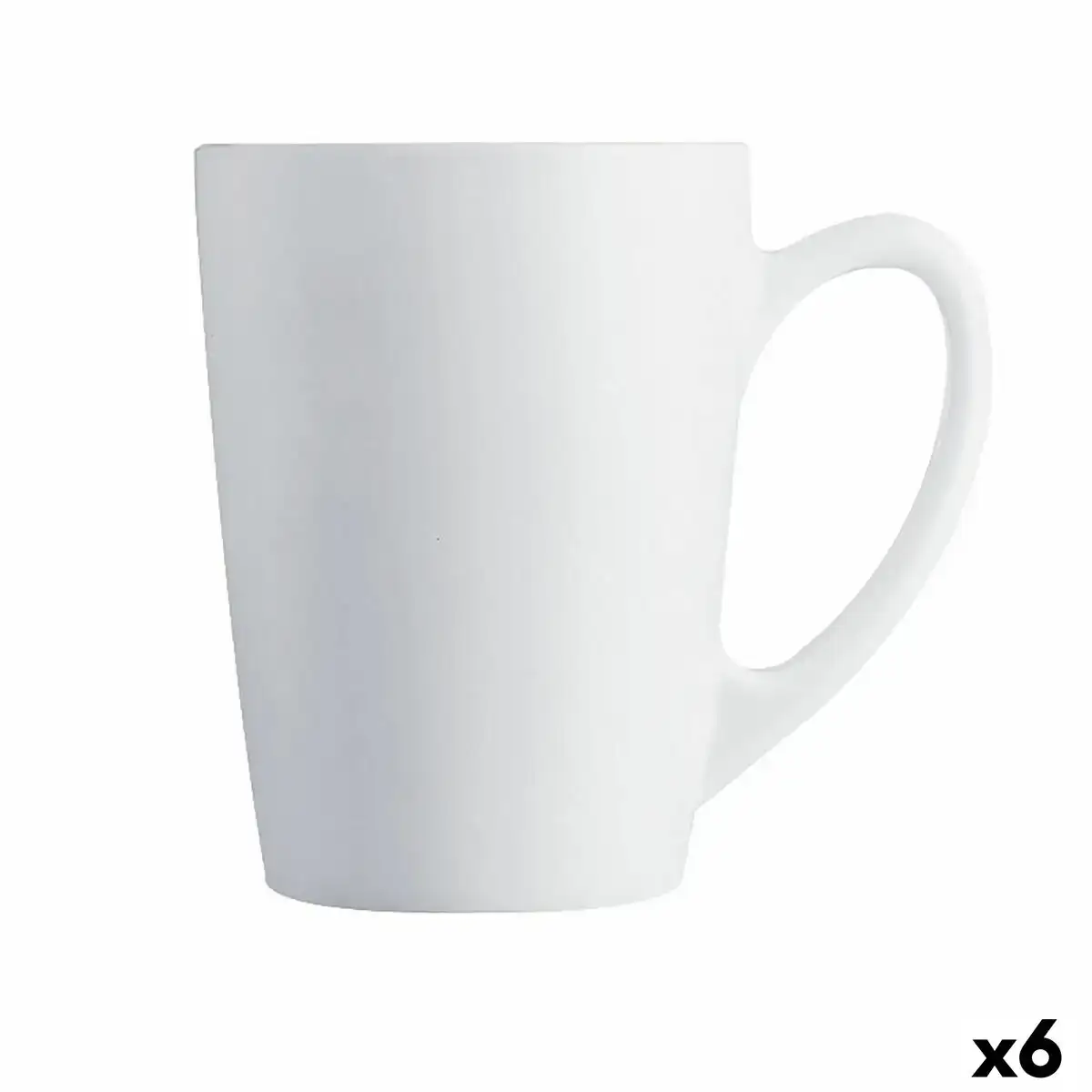 Tasse luminarc new morning blanc verre 320 ml_3129. DIAYTAR COTE D'IVOIRE - Là où la Découverte est au Rendez-vous. Plongez dans notre catalogue et trouvez des articles qui éveilleront votre curiosité et élargiront vos horizons.