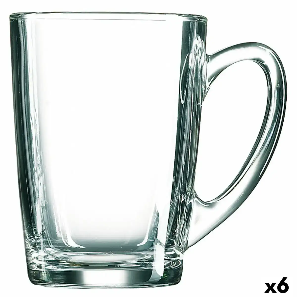 Tasse luminarc new morning petit dejeuner transparent verre 320 ml 6 unites _3427. Entrez dans l'Univers de DIAYTAR COTE D'IVOIRE - Où Chaque Produit a sa Place. Explorez nos rayons virtuels et choisissez des articles qui s'intègrent parfaitement à votre style de vie.
