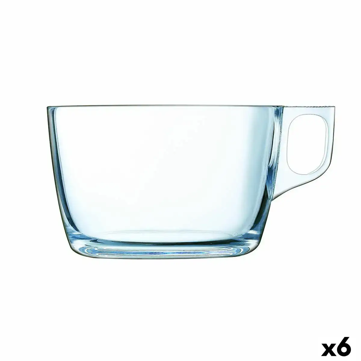 Tasse luminarc nuevo grand transparent verre 500 ml 6 unites _7542. Entrez dans le Monde de DIAYTAR COTE D'IVOIRE - Où la Satisfaction est la Priorité. Explorez notre sélection pensée pour vous offrir une expérience de shopping qui va au-delà de vos attentes.