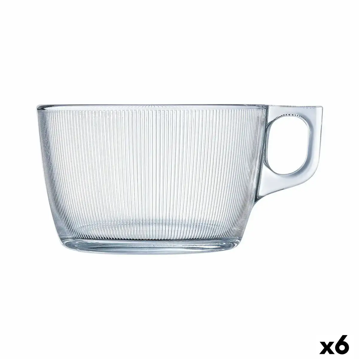 Tasse luminarc stripy grand transparent verre 500 ml 6 unites _1964. Découvrez DIAYTAR COTE D'IVOIRE - Où l'Élégance Rencontre la Variété. Parcourez notre collection et trouvez des trésors cachés qui ajoutent une touche de sophistication à votre vie quotidienne.