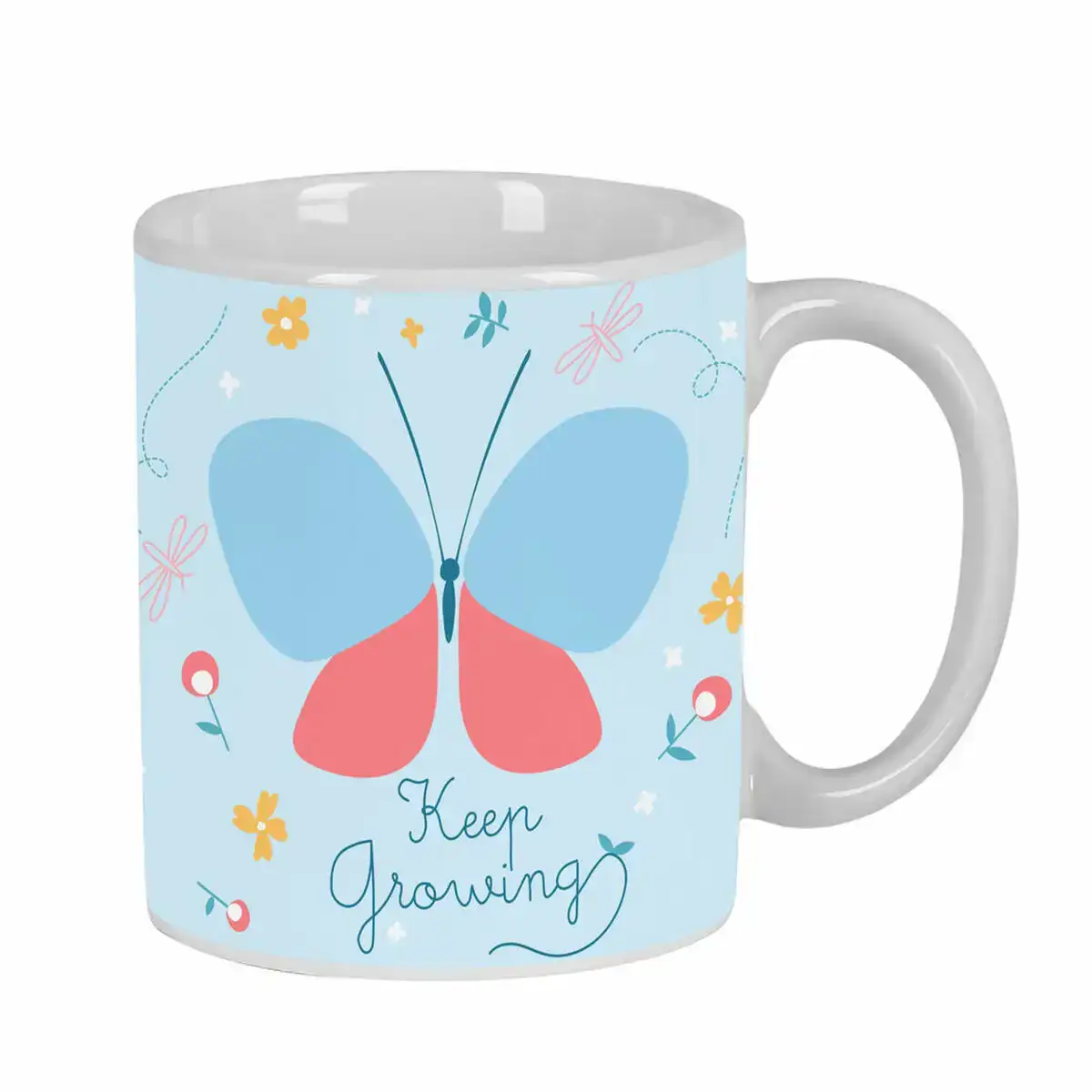 Tasse mug blackfit8 mariposa ceramique bleu clair 350 ml _1084. DIAYTAR COTE D'IVOIRE - L'Art de Magasiner sans Frontières. Parcourez notre vaste sélection d'articles et trouvez tout ce dont vous avez besoin, du chic à l'authentique, du moderne au traditionnel.