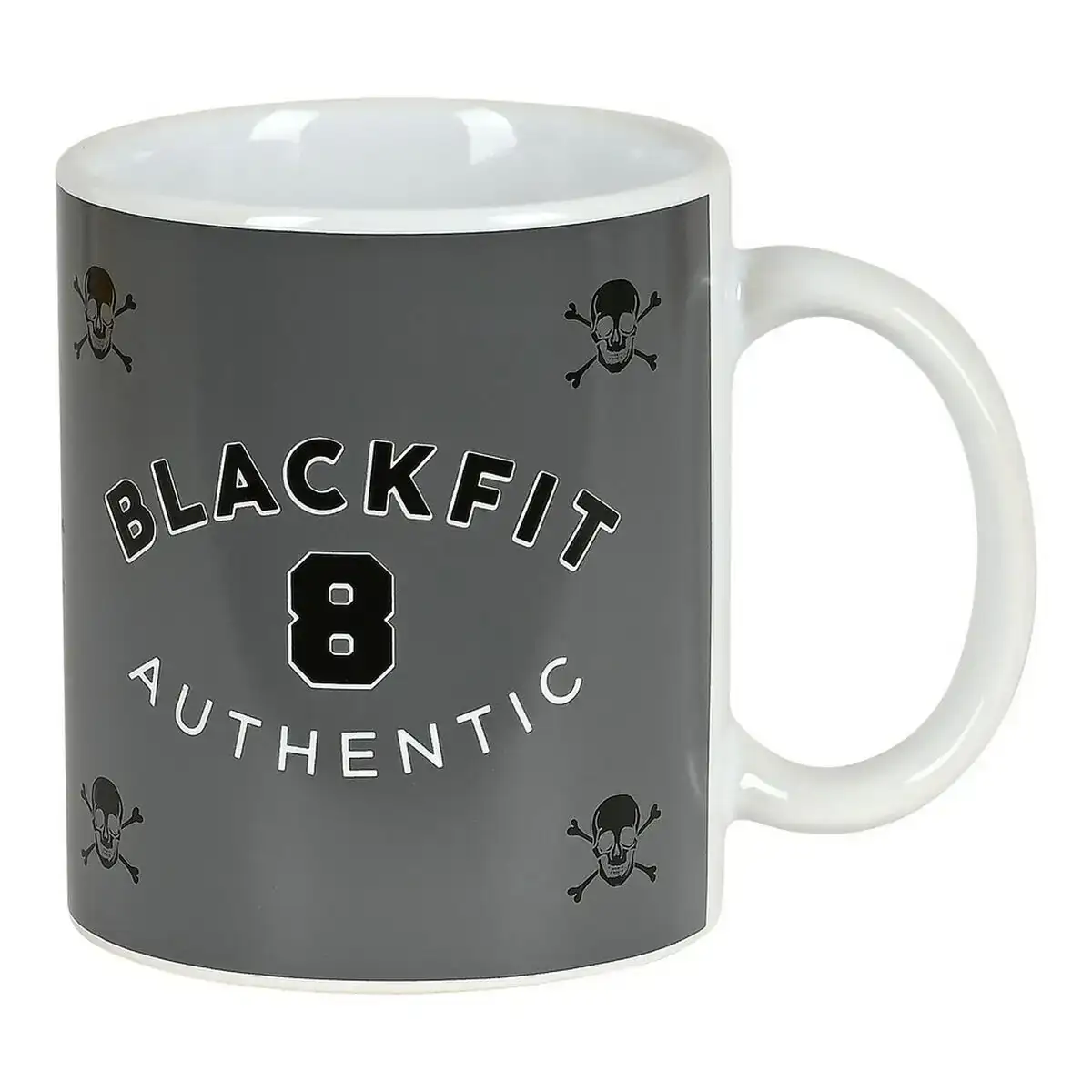 Tasse mug blackfit8 skull ceramique noir gris 350 ml _4970. DIAYTAR COTE D'IVOIRE - Là où les Rêves de Shopping Deviennent Réalité. Naviguez à travers notre catalogue diversifié et choisissez parmi une variété d'articles qui feront de votre shopping une expérience inoubliable.