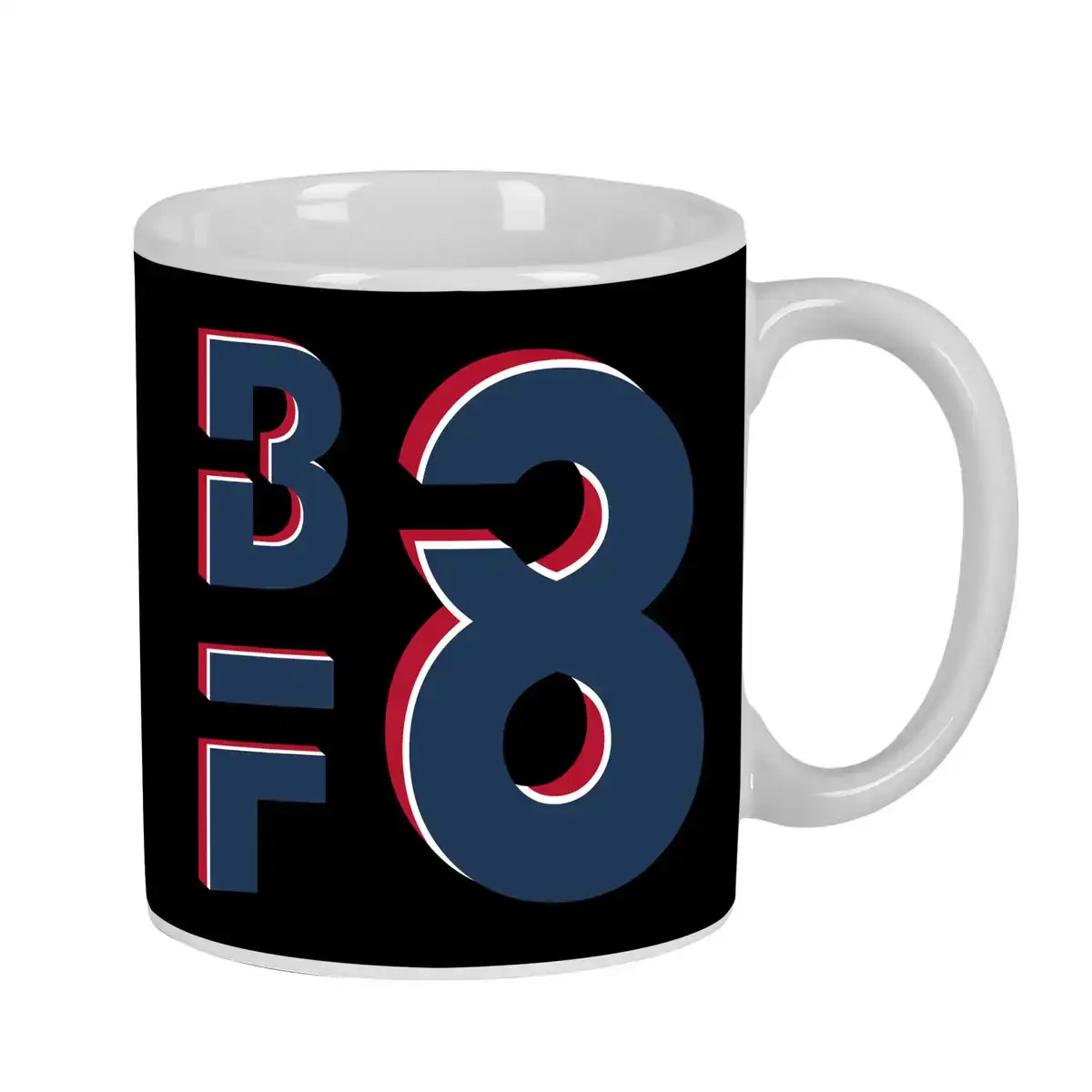 Tasse mug blackfit8 urban ceramique noir blue marine 350 ml _5472. DIAYTAR COTE D'IVOIRE - Où Choisir Rime avec Qualité. Découvrez notre sélection soigneusement conçue et choisissez des articles qui incarnent l'excellence et l'innovation.