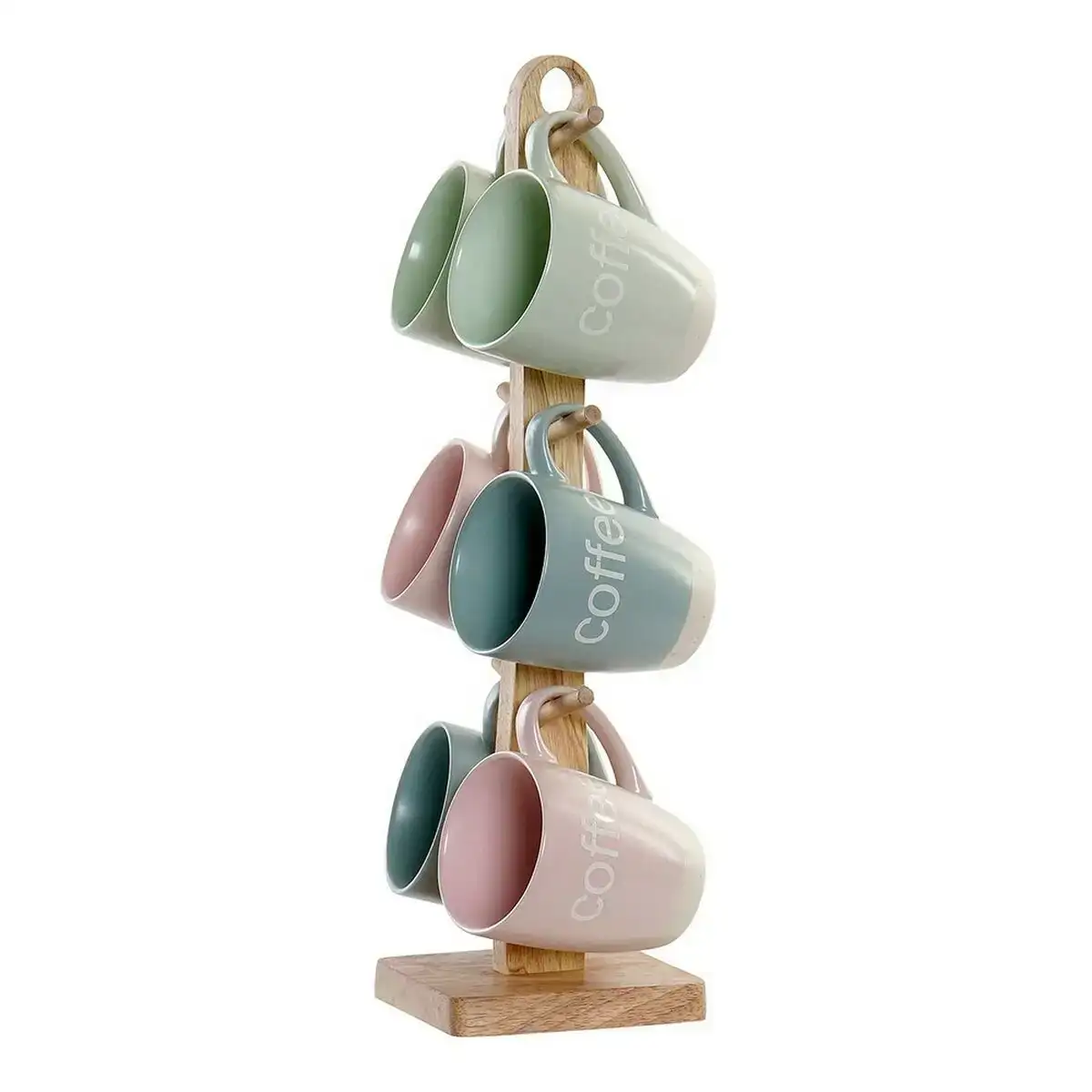 Tasse mug dkd home decor multicouleur bleu rose bois d hevea vert gres 160 ml 3 unites 7 pcs _4011. DIAYTAR COTE D'IVOIRE - Là où la Beauté Rencontre la Fonctionnalité. Parcourez notre sélection pour trouver des produits qui allient esthétique et praticité, pour un quotidien sublimé.
