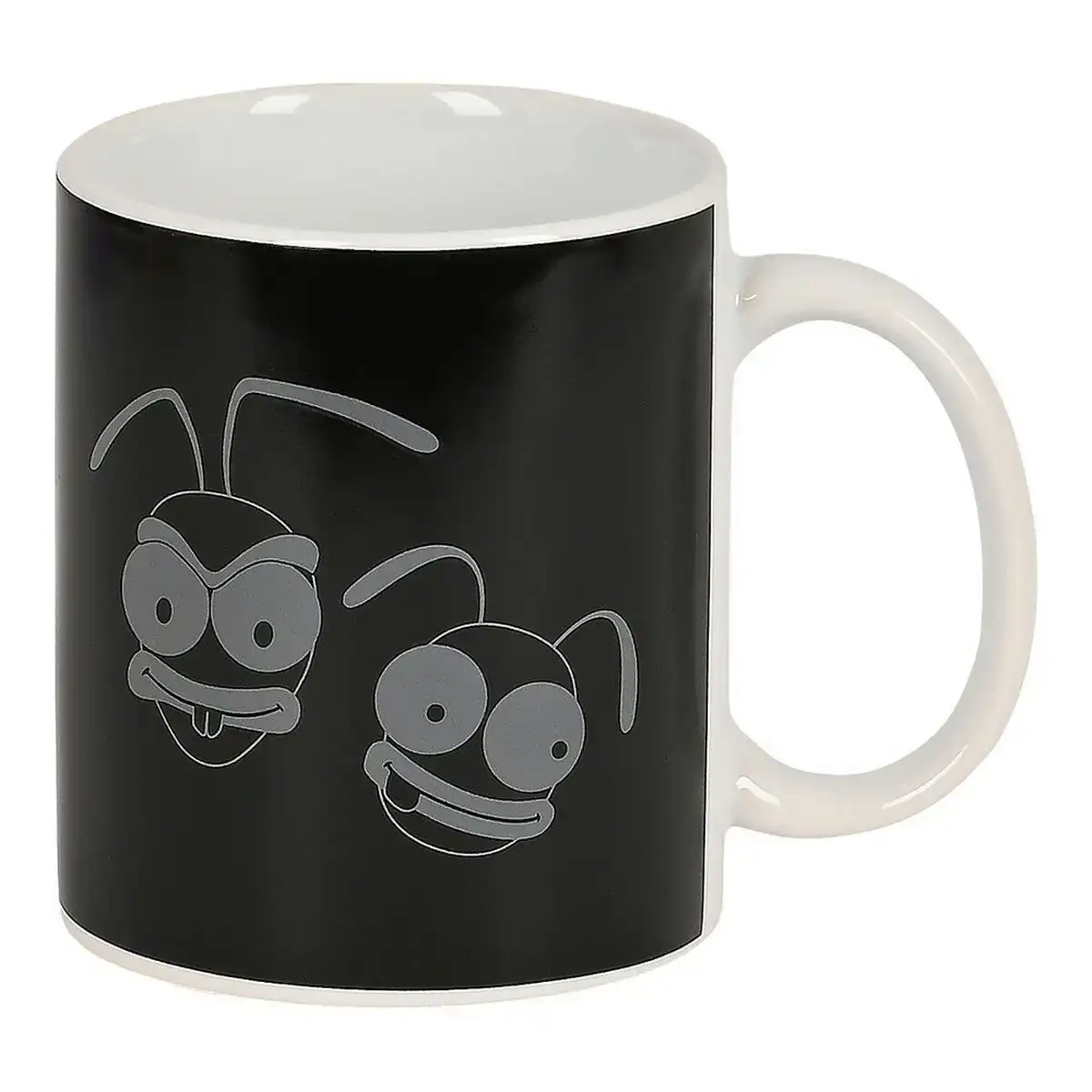 Tasse mug el hormiguero blanc ceramique noir 350 ml _8809. DIAYTAR COTE D'IVOIRE - Où Chaque Produit a son Histoire. Découvrez notre gamme de produits, chacun portant en lui le récit de l'artisanat et de la passion, pour vous offrir une expérience de shopping authentique.