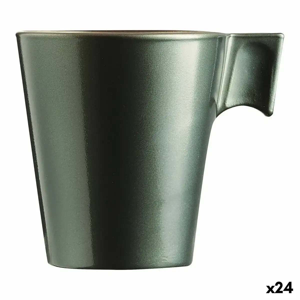 Tasse mug luminarc flashy vert 80 ml verre 24 unites _5825. DIAYTAR COTE D'IVOIRE - Votre Escale Shopping incontournable. Explorez notre boutique en ligne et dénichez des trésors qui reflètent la richesse culturelle et la modernité du Côte d'Ivoire.