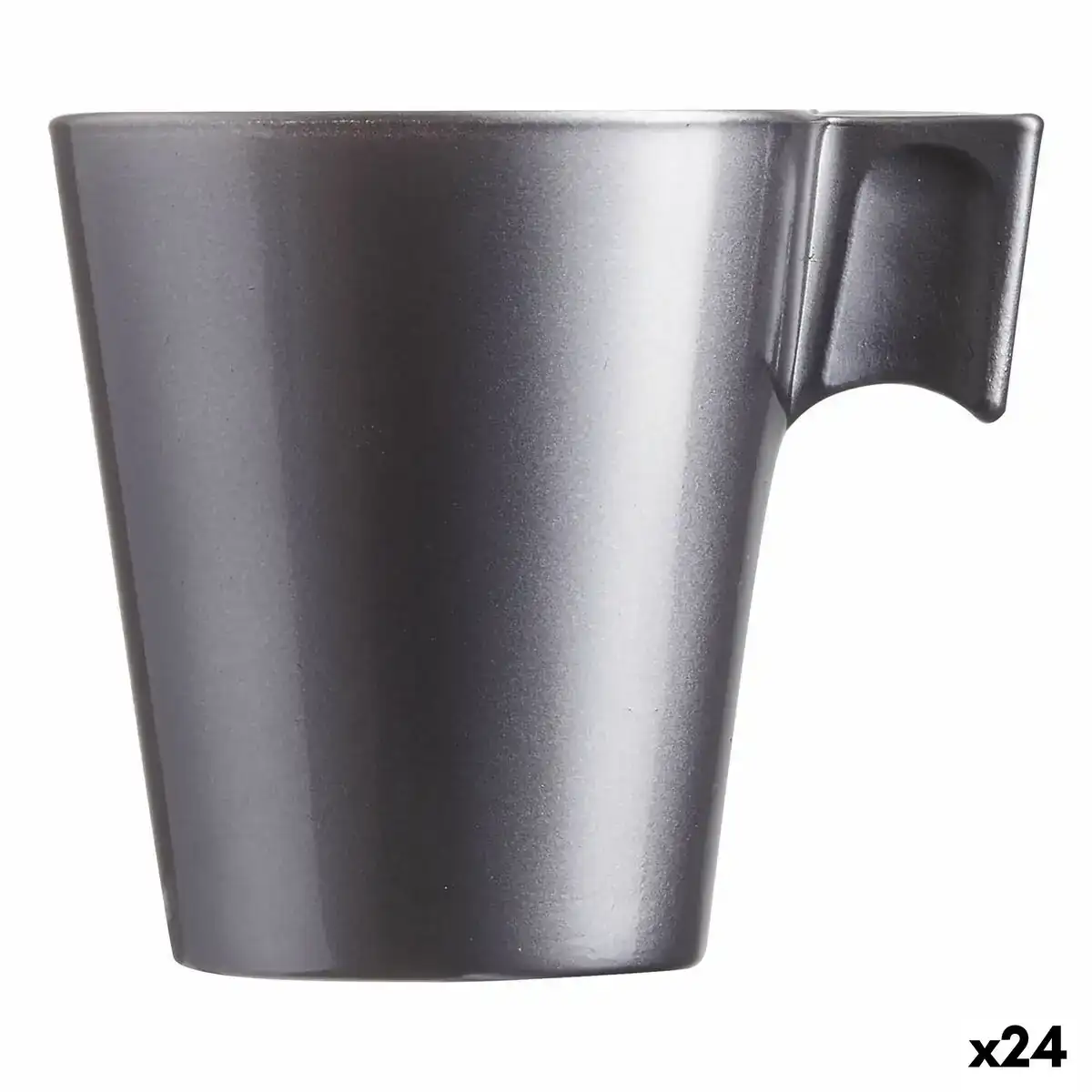 Tasse mug luminarc flashy violet 80 ml verre 24 unites _4529. DIAYTAR COTE D'IVOIRE - L'Art de Vivre l'Excellence au Quotidien. Explorez notre gamme et choisissez des produits qui ajoutent une note de prestige à votre vie.