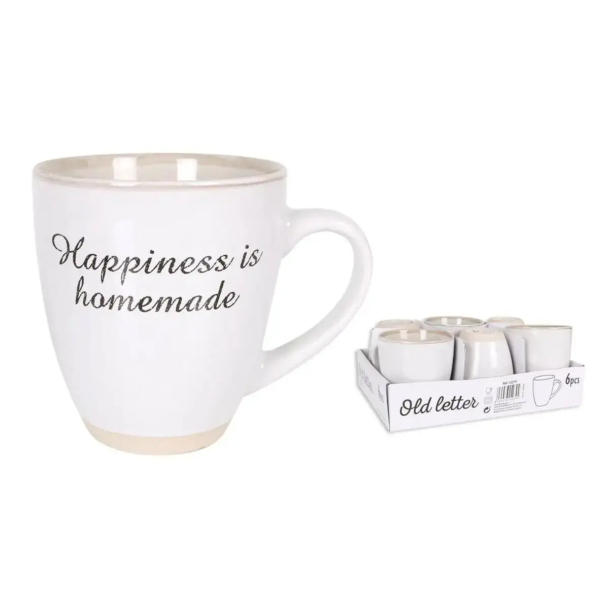 Tasse mug old letter ceramique_1822. Bienvenue chez DIAYTAR COTE D'IVOIRE - Où Choisir est un Voyage. Plongez dans notre plateforme en ligne pour trouver des produits qui ajoutent de la couleur et de la texture à votre quotidien.