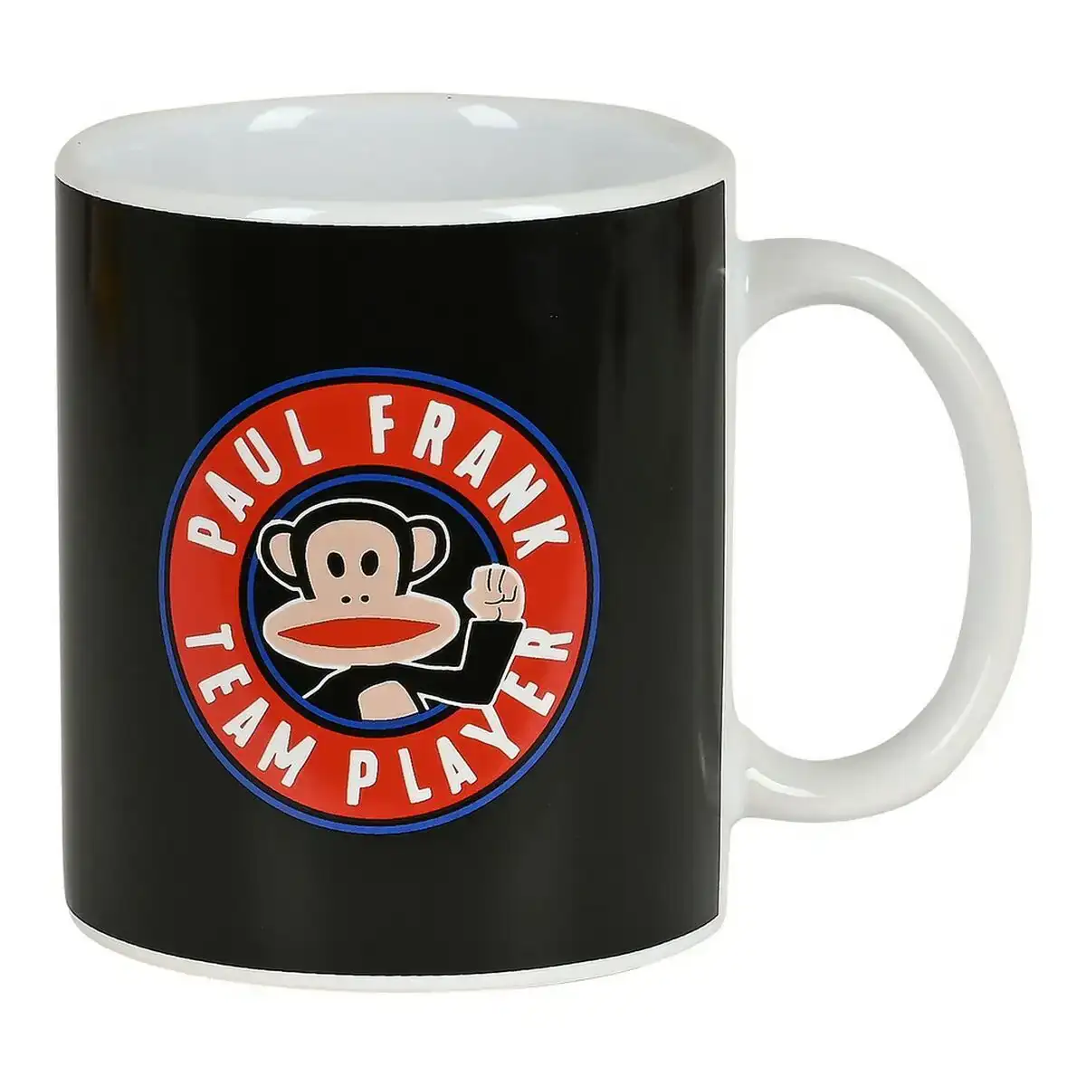 Tasse mug paul frank team player ceramique noir 350 ml _3968. DIAYTAR COTE D'IVOIRE - L'Art de Vivre le Shopping Inspiré. Parcourez notre catalogue et choisissez des produits qui reflètent votre passion pour la beauté et l'authenticité.