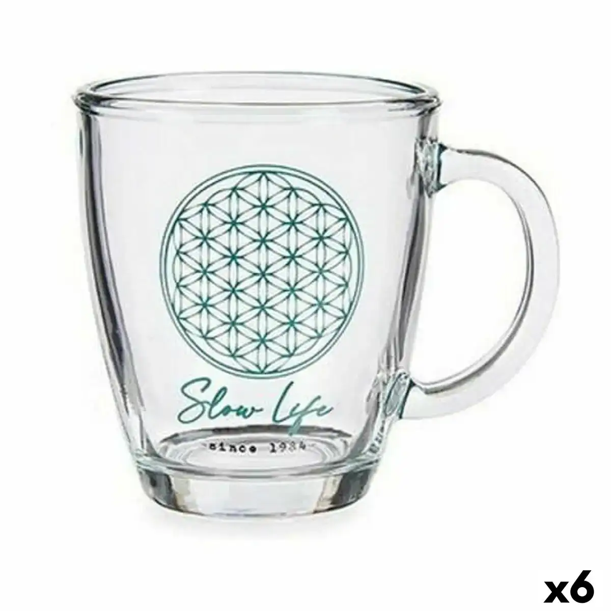 Tasse mug slow life transparent verre 6 unites 320 ml _1491. Entrez dans DIAYTAR COTE D'IVOIRE - Où Chaque Détail Compte. Explorez notre boutique en ligne pour trouver des produits de haute qualité, soigneusement choisis pour répondre à vos besoins et vos désirs.