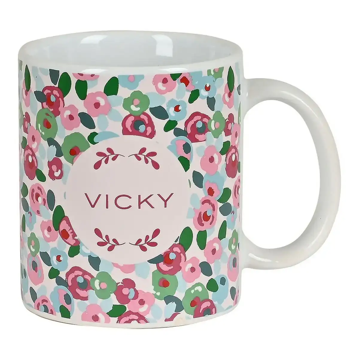 Tasse mug vicky martin berrocal rosebloom ceramique multicouleur 350 ml _3377. DIAYTAR COTE D'IVOIRE - Où l'Élégance Rencontre l'Authenticité. Naviguez à travers notre boutique en ligne et choisissez des produits qui incarnent le style et la tradition du Côte d'Ivoire.