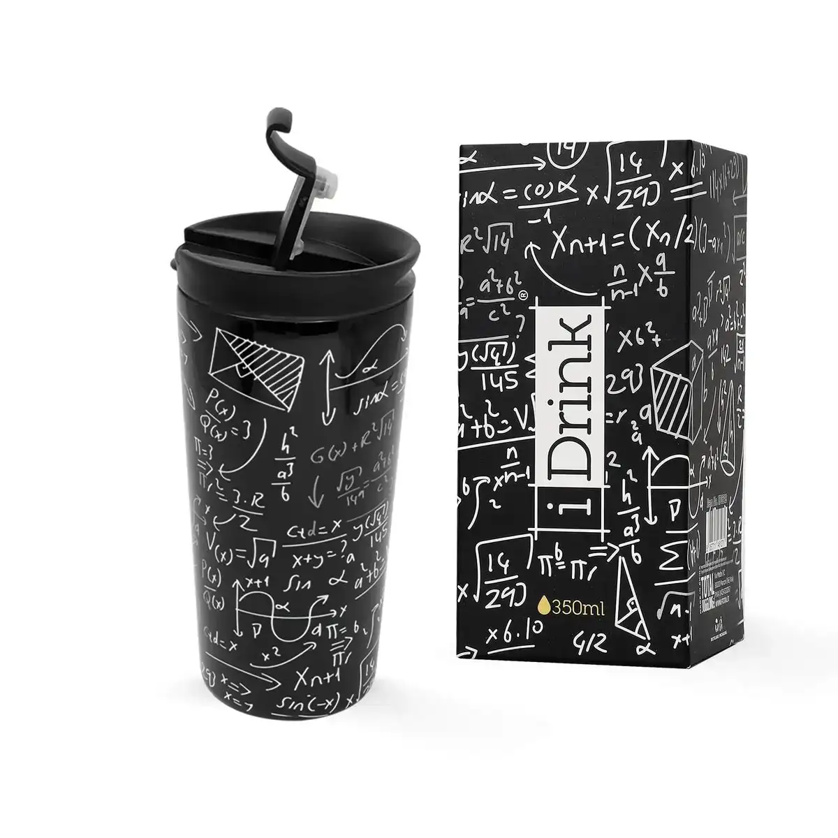 Tasse thermos avec couvercle itotal mathematics noir double paroi acier inoxydable 350 ml_6298. DIAYTAR COTE D'IVOIRE - Là où la Diversité Rencontre la Qualité. Parcourez notre gamme complète et trouvez des produits qui incarnent la richesse et l'unicité du Côte d'Ivoire.