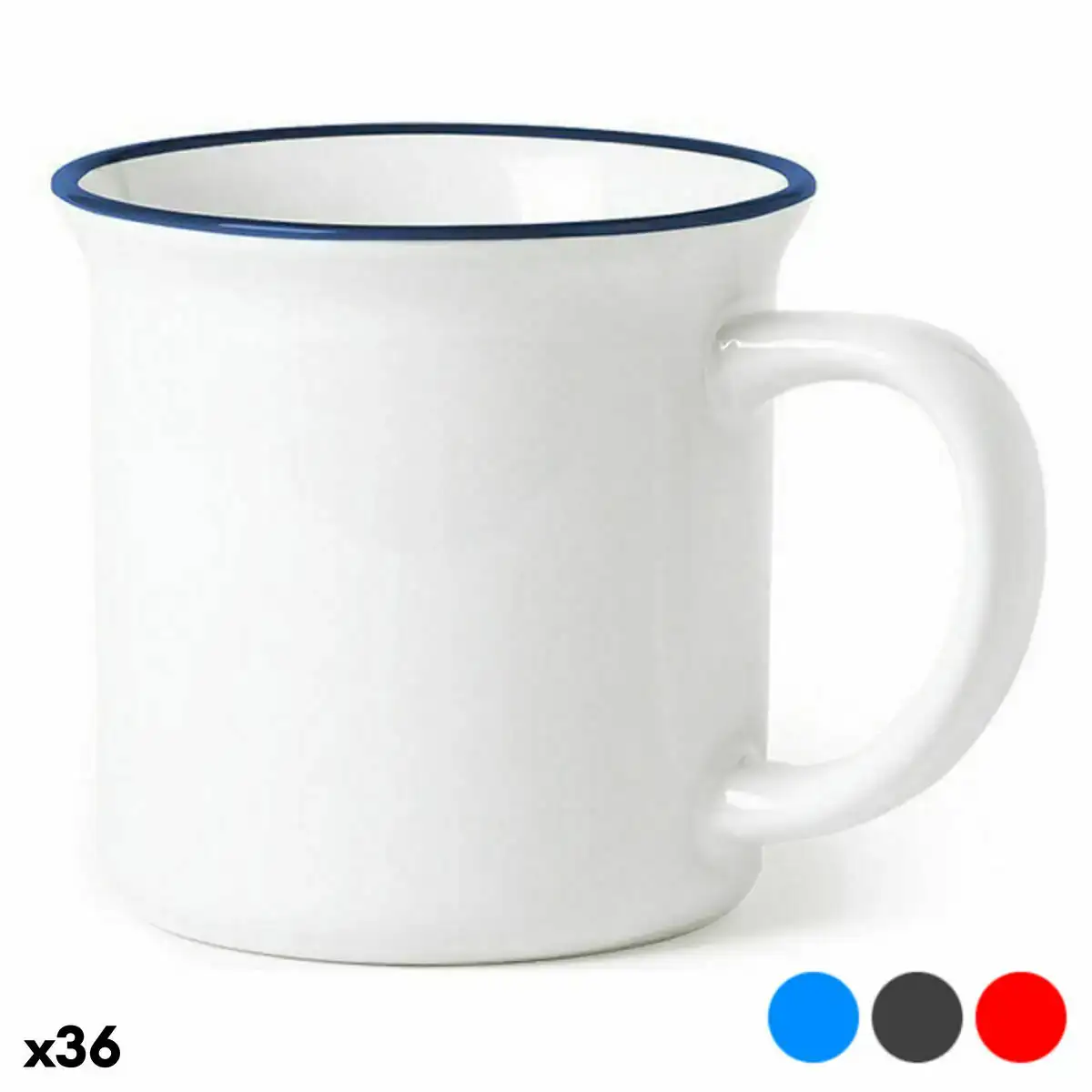 Tasse vintage 146287 bicolore 300 ml 36 unites _1786. DIAYTAR COTE D'IVOIRE - Votre Destination Shopping de Confiance. Naviguez à travers notre boutique en ligne et profitez d'une sélection soigneusement choisie de produits qui répondent à toutes vos exigences.