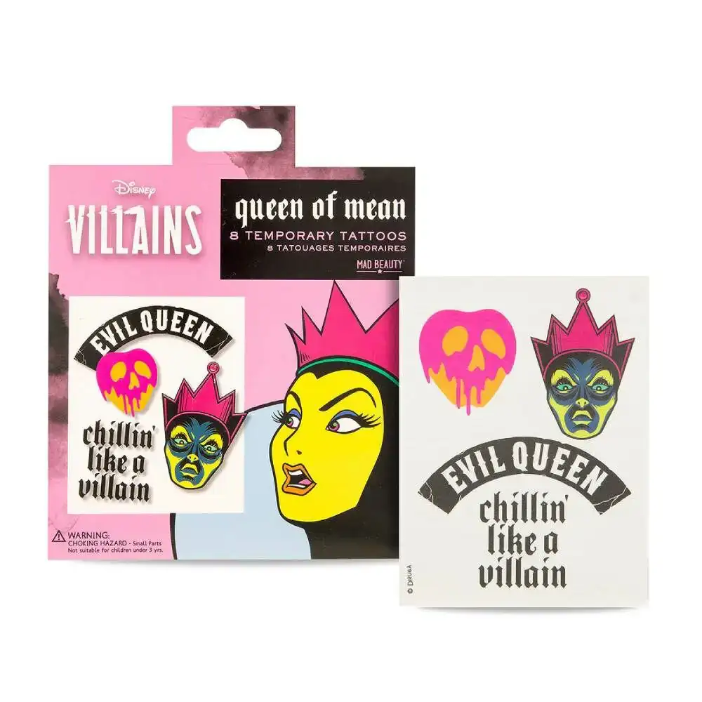 Tatouages temporaires mad beauty disney villains evil queen_4761. DIAYTAR COTE D'IVOIRE - Votre Source de Trouvailles uniques. Naviguez à travers notre catalogue et trouvez des articles qui vous distinguent et reflètent votre unicité.