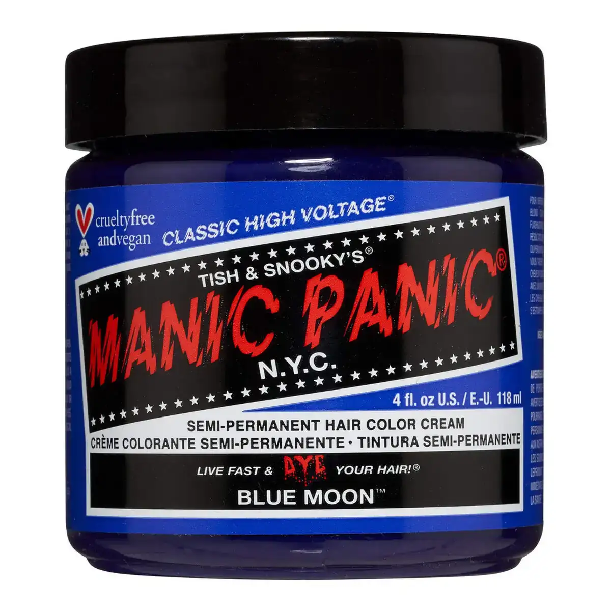 Teinture permanente classic manic panic blue moon 118 ml _8484. DIAYTAR COTE D'IVOIRE - Où Choisir Devient un Plaisir. Découvrez notre boutique en ligne et choisissez parmi une variété de produits qui satisferont tous vos besoins.