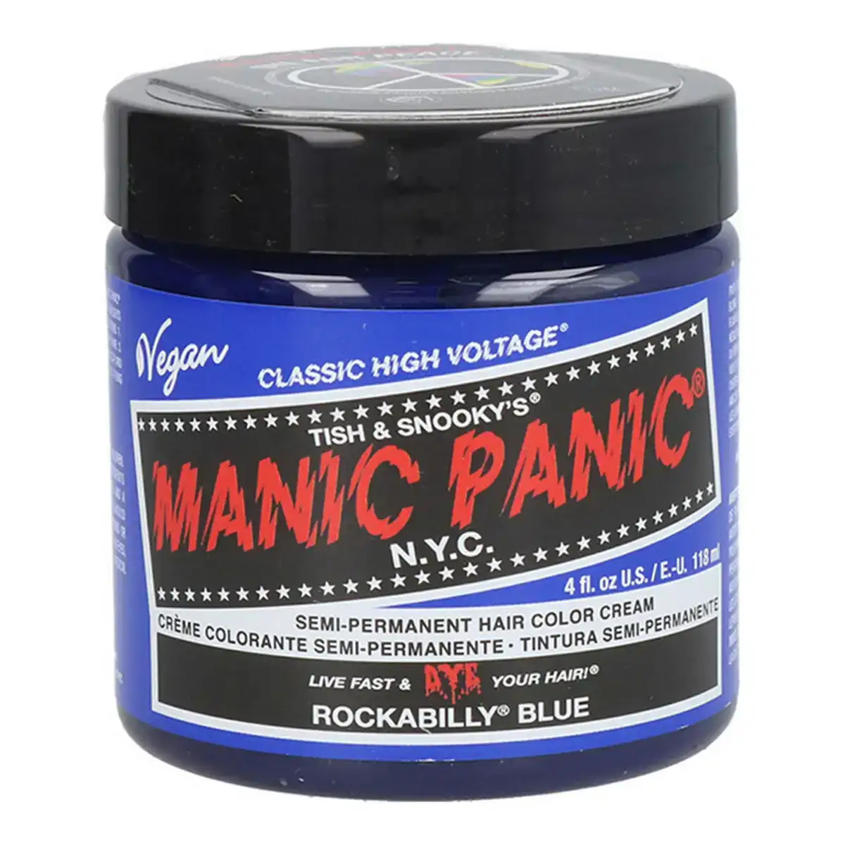 Teinture permanente classic manic panic rockabilly blue 118 ml _7507. Bienvenue sur DIAYTAR COTE D'IVOIRE - Où Chaque Détail compte. Plongez dans notre univers et choisissez des produits qui ajoutent de l'éclat et de la joie à votre quotidien.