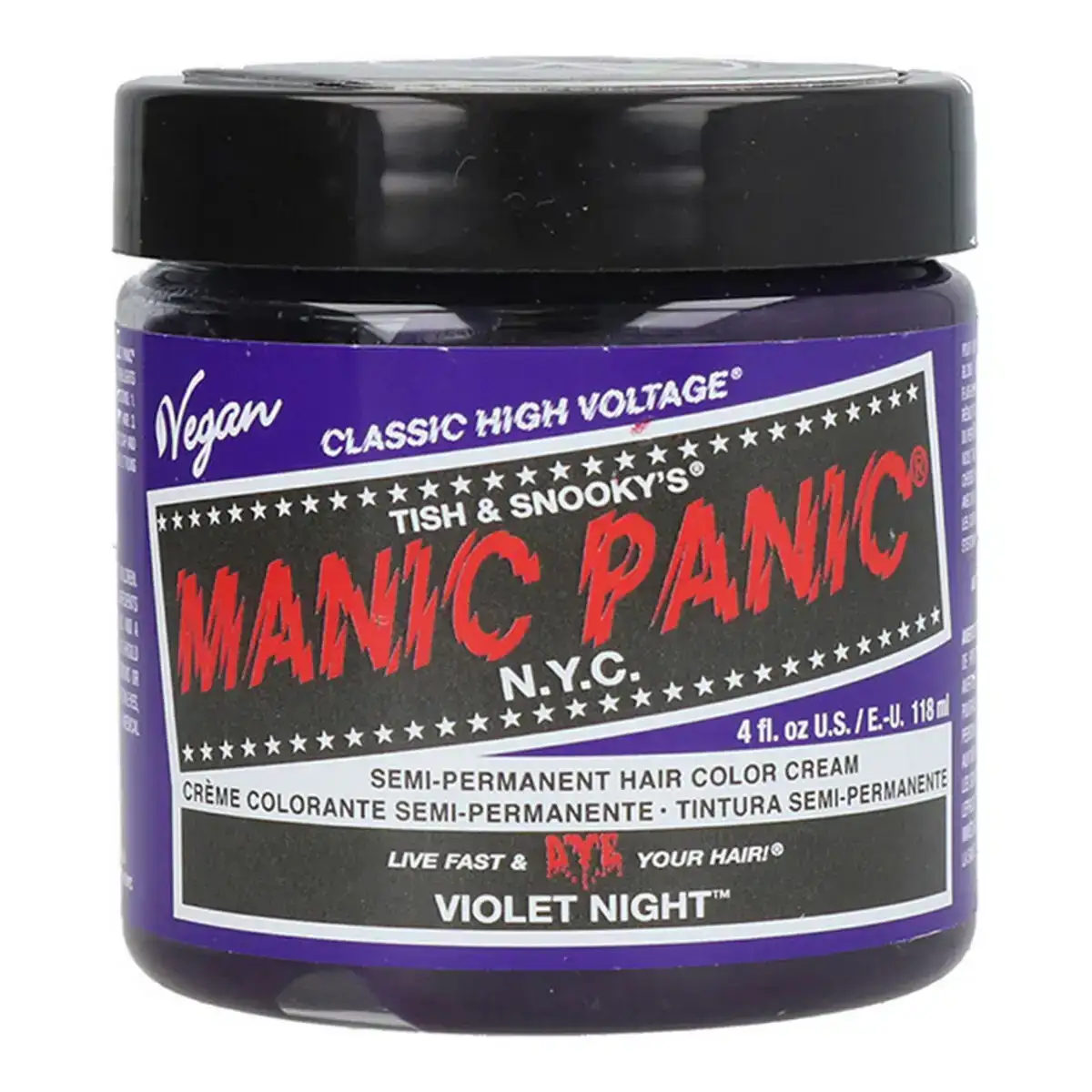 Teinture permanente classic manic panic violet night 118 ml _5209. DIAYTAR COTE D'IVOIRE - Votre Destination Shopping de Confiance. Naviguez à travers notre boutique en ligne et profitez d'une sélection soigneusement choisie de produits qui répondent à toutes vos exigences.
